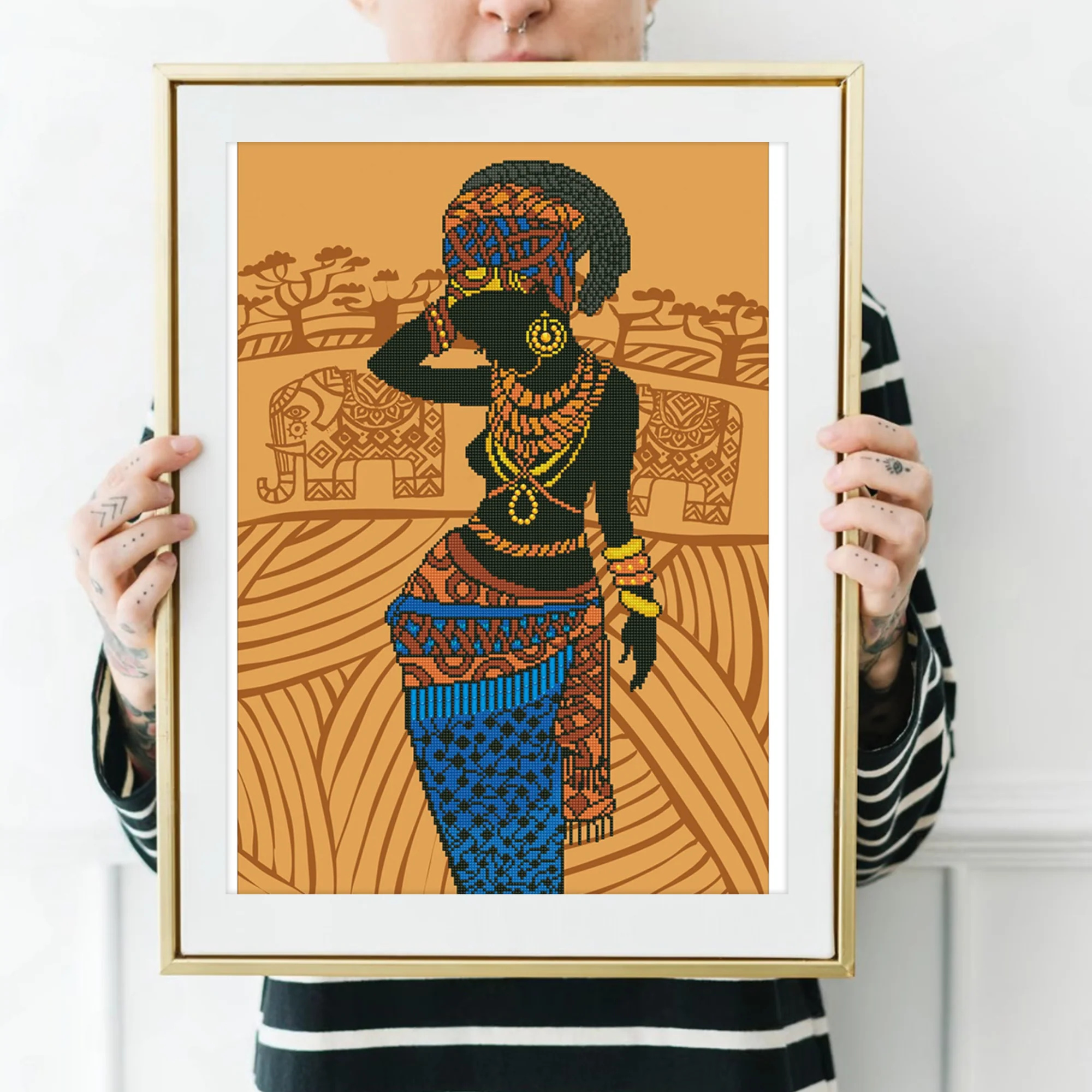 Diamond Dotz African Princess - 20.5" x 29.9" - Image 4