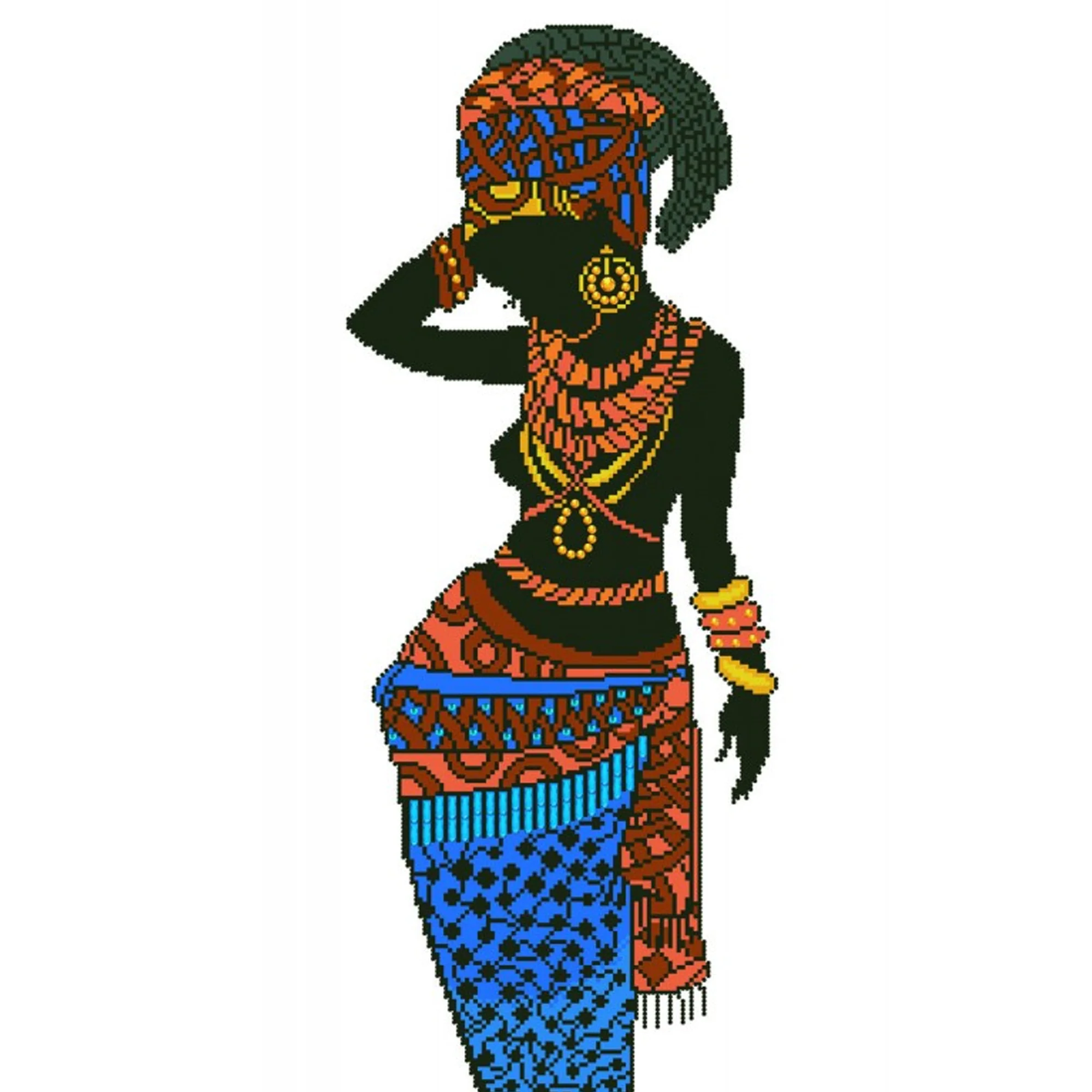 Diamond Dotz African Princess - 20.5" x 29.9" - Image 5