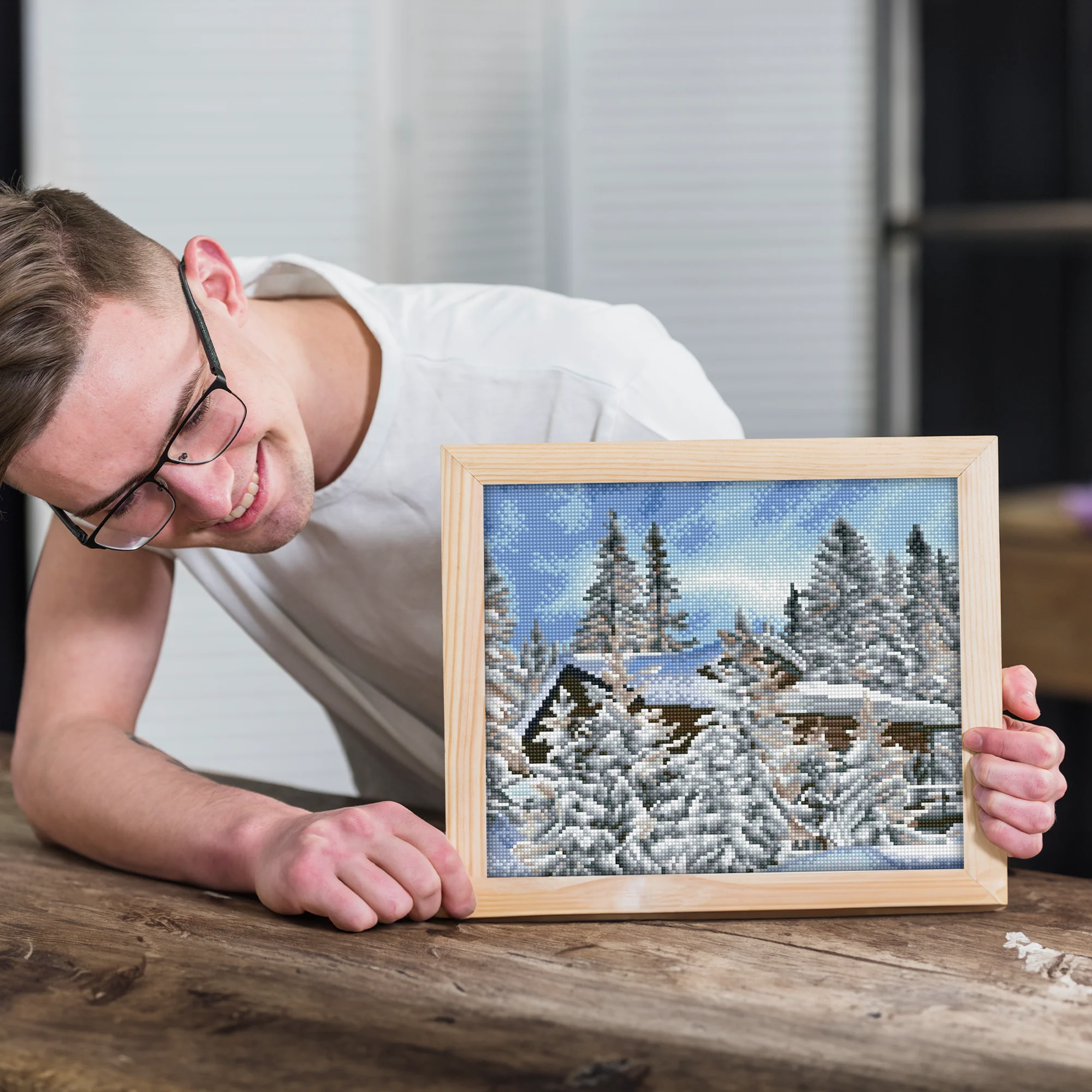 Diamond Dotz Alpine Retreat - 16.1" x 12.2" - Image 4