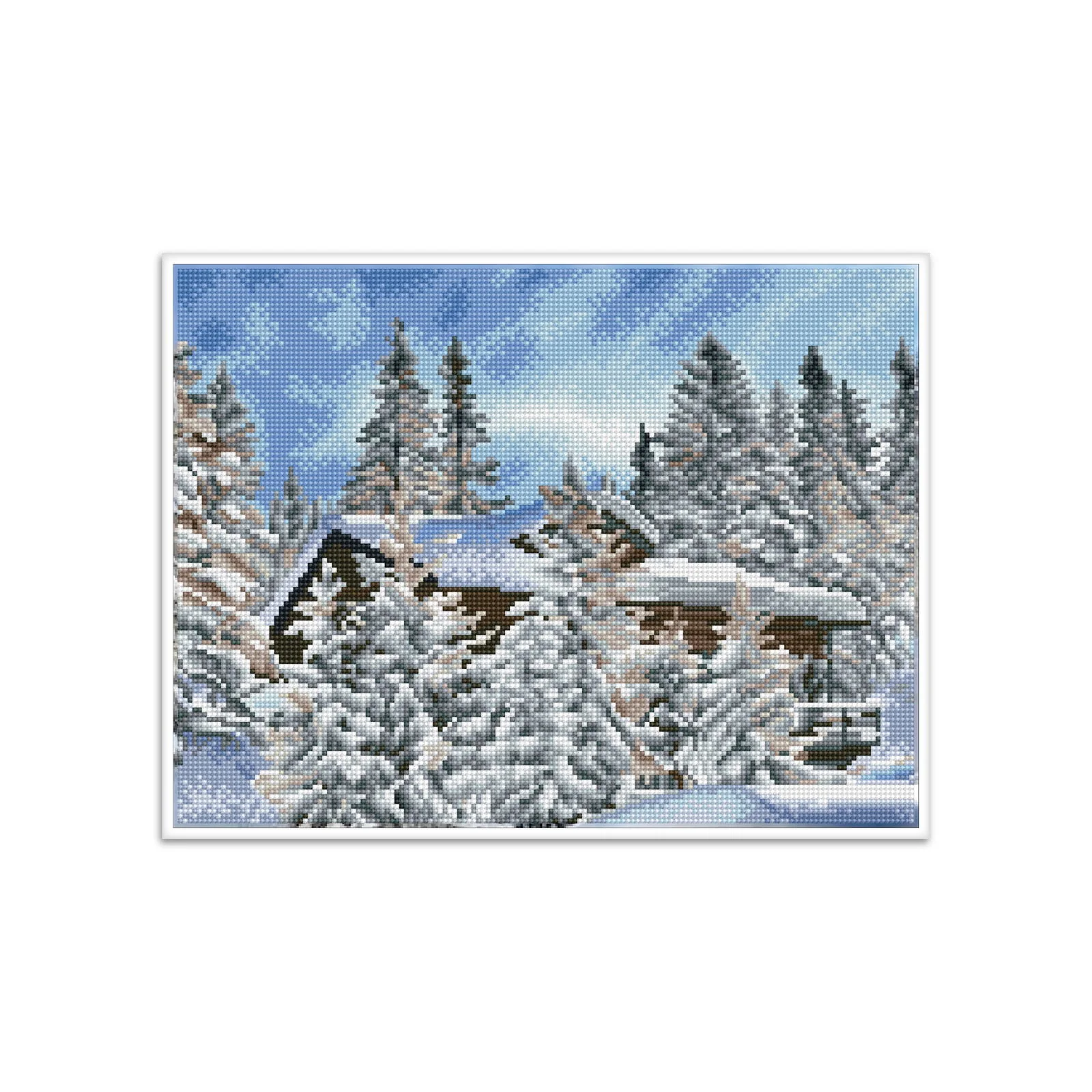Diamond Dotz Alpine Retreat Pre-Framed Kit - 16.1" x 12.2" - Image 3
