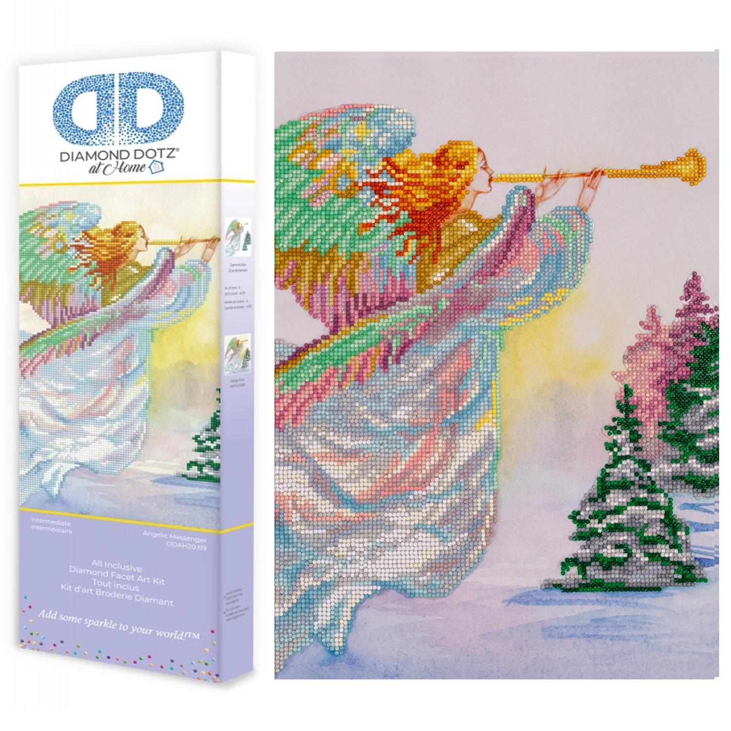Diamond Dotz Angelic Messenger - 20.1" x 16.1" - Image 3