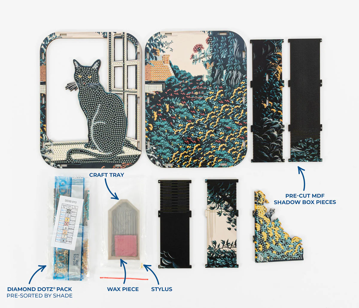 April Cat Shadow Box - Image 4