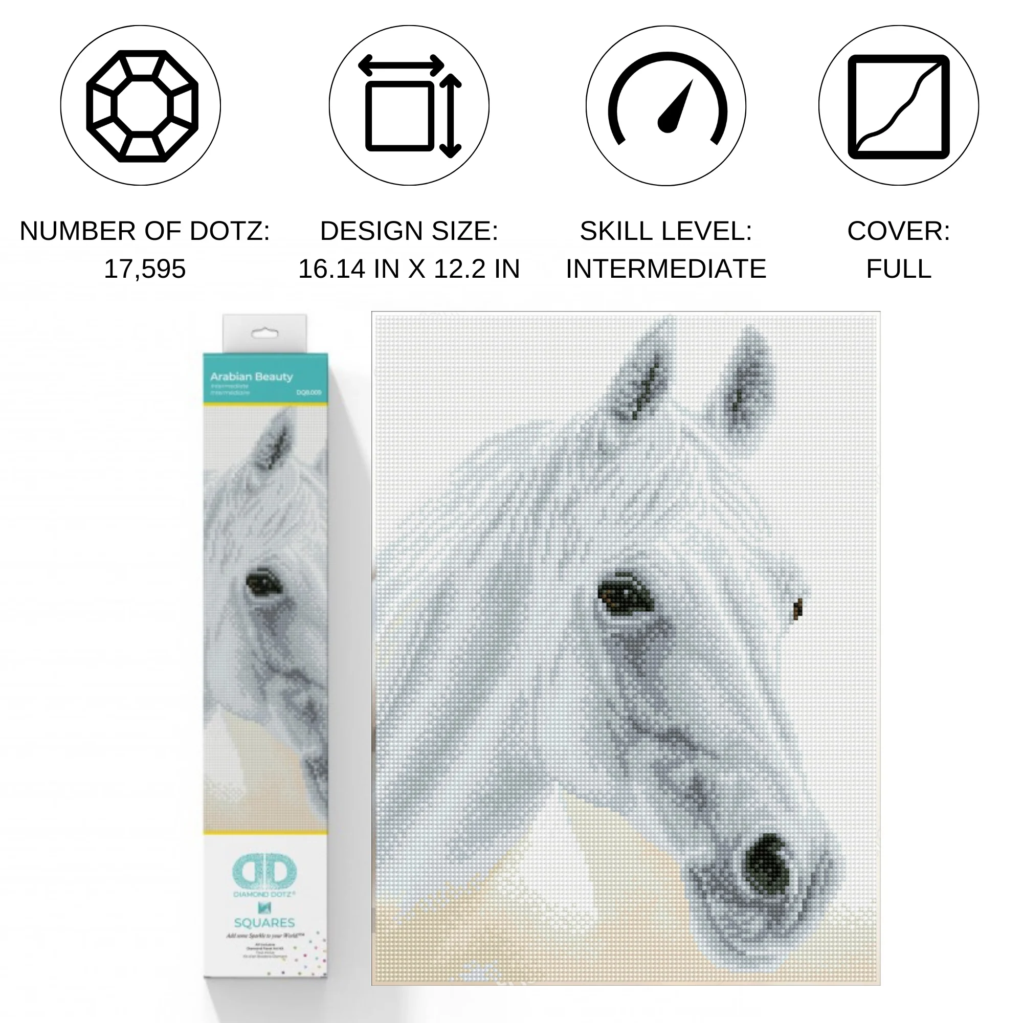 Diamond Dotz Arabian Beauty - 12.2" x 16.1" - Image 4