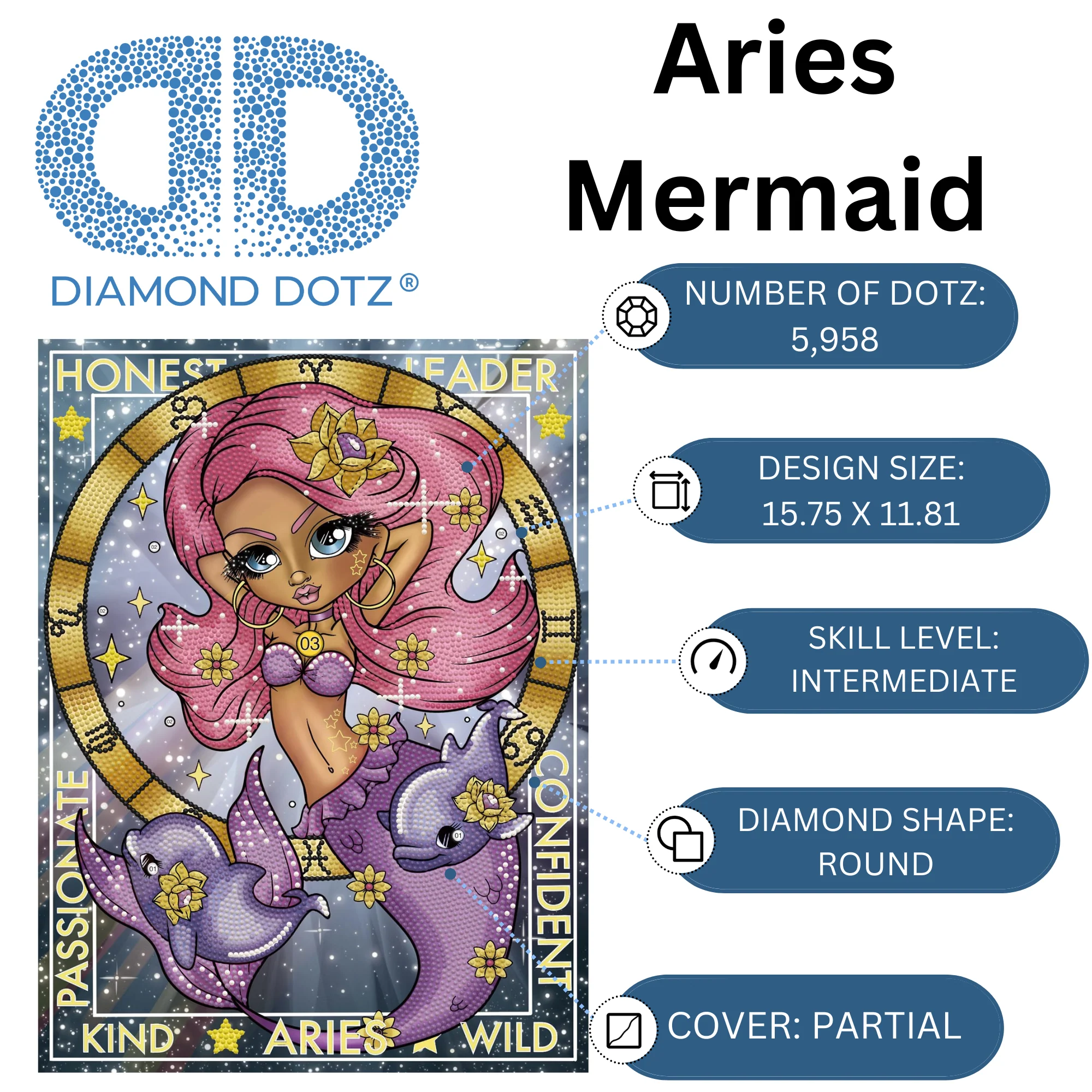 Diamond Dotz Aries - 11.8" x 15.8" - Image 3