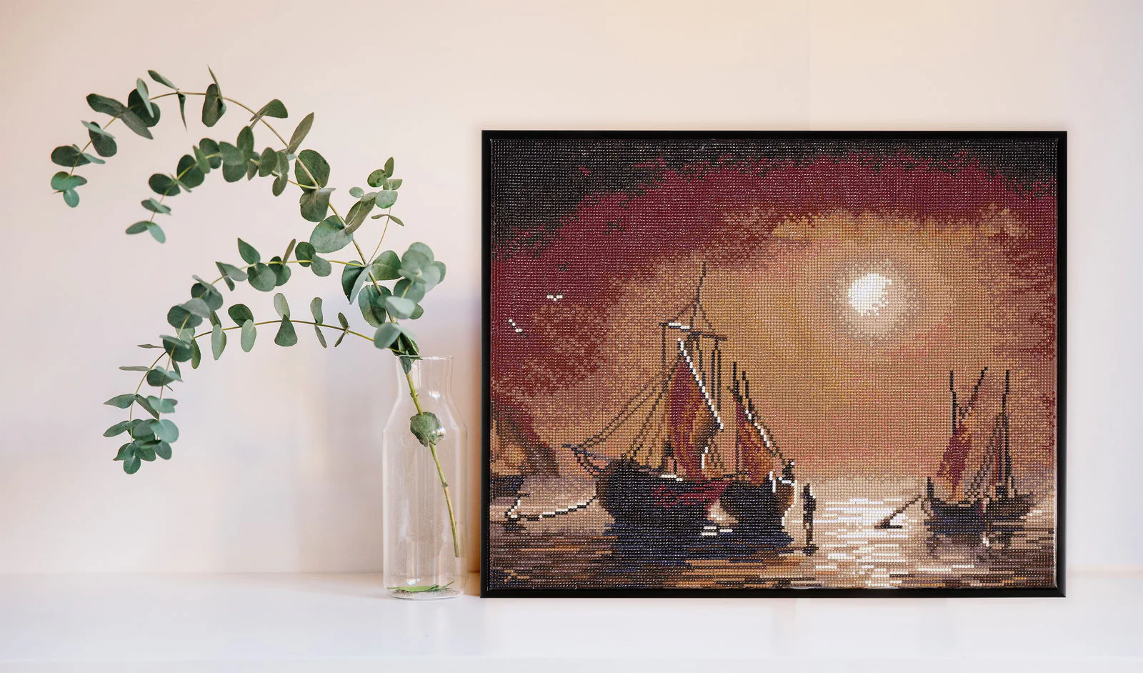 Diamond Dotz Asleep at Sea - 20.5" x 16.5" - Image 2