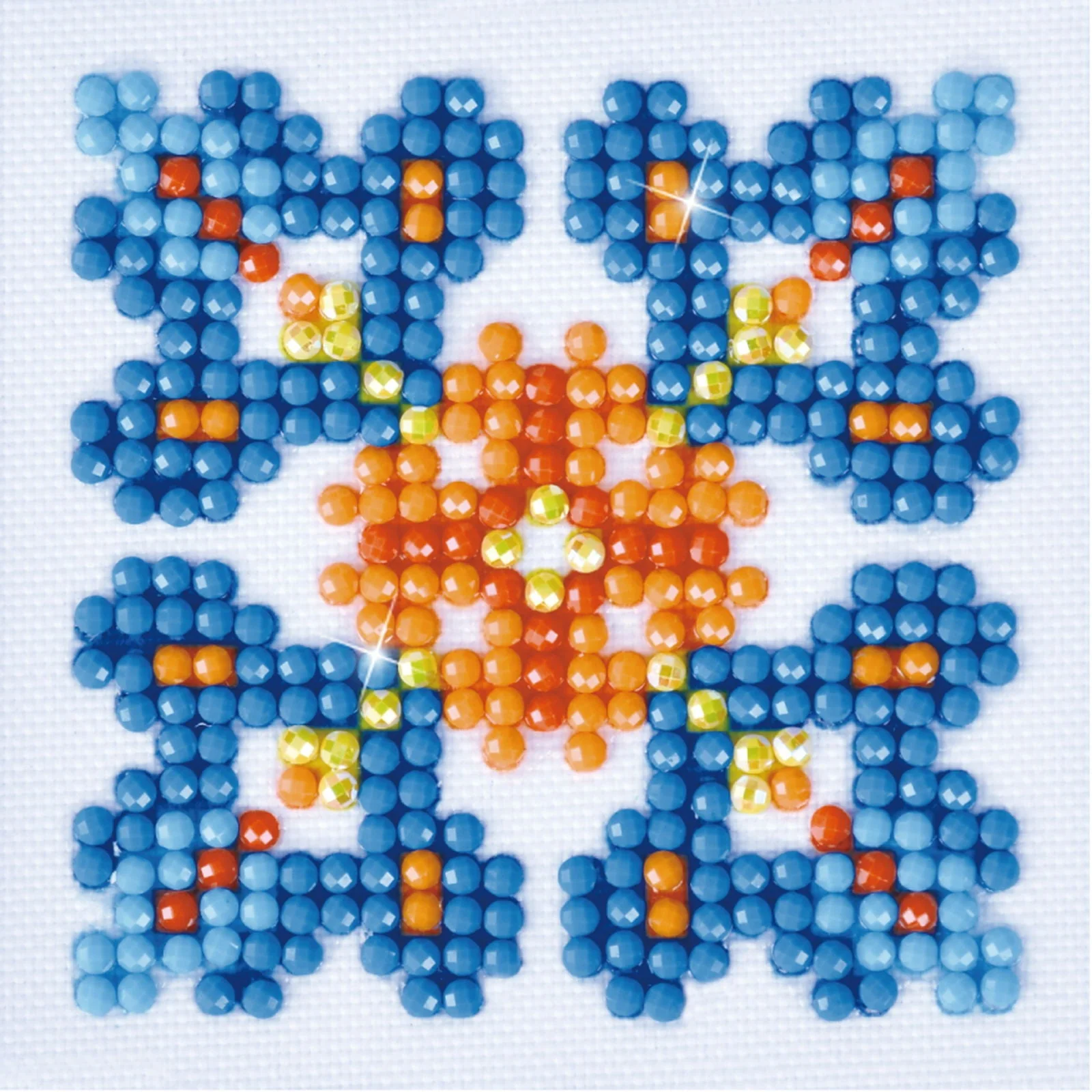 Diamond Dotz Autumn Mandala 1 - 3.0" x 3.0"