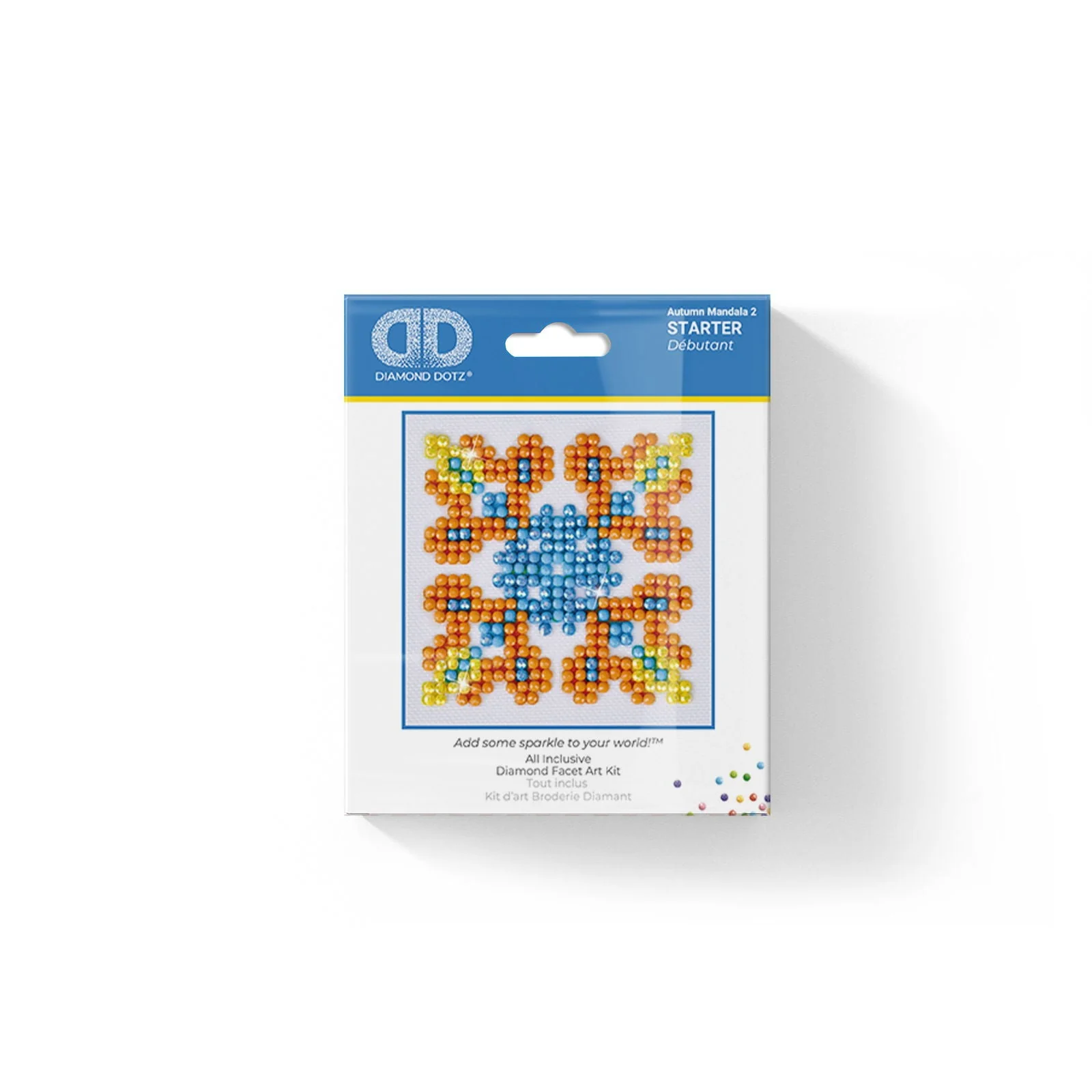 Diamond Dotz Autumn Mandala 2 - 3.0" x 3.0" - Image 2
