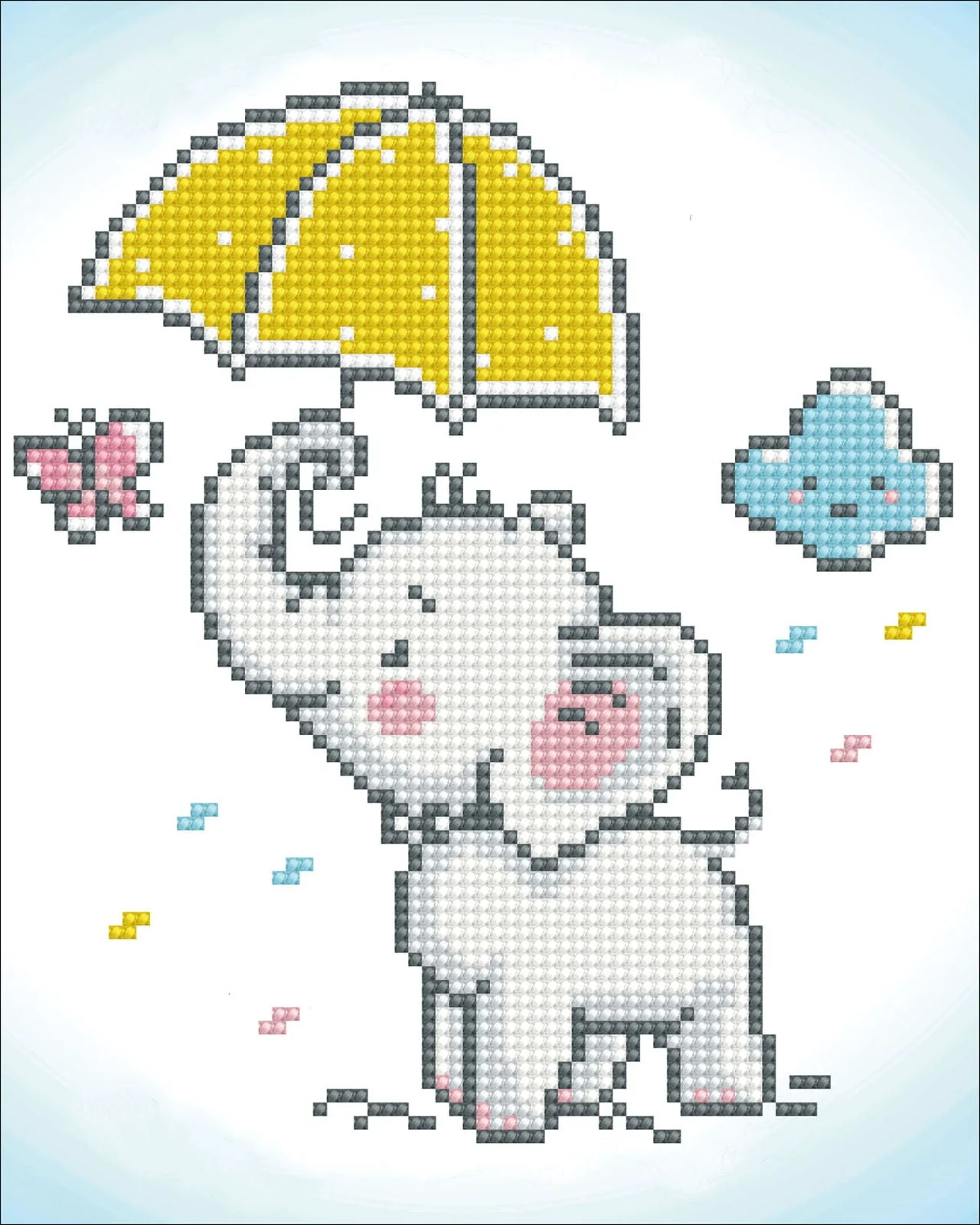 Diamond Dotz Baby Brollie - 7.9" x 9.8"