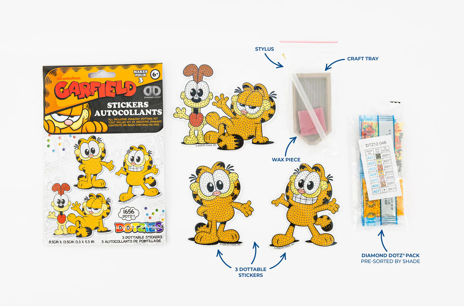 Baby Garfield Sticker Pack - Image 3