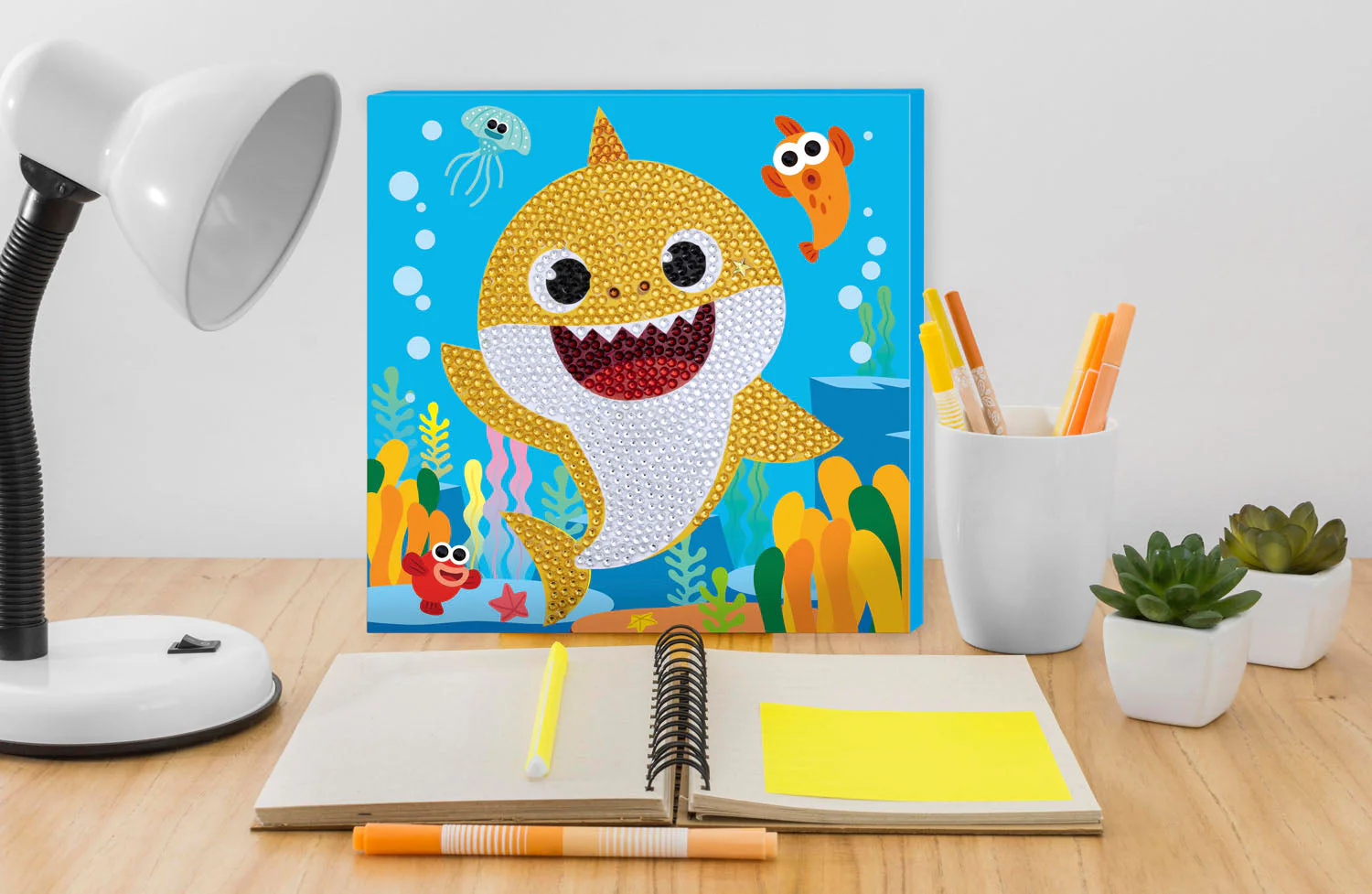 Diamond Dotz Baby Shark Dude - 11.0" x 11.0" - Image 5