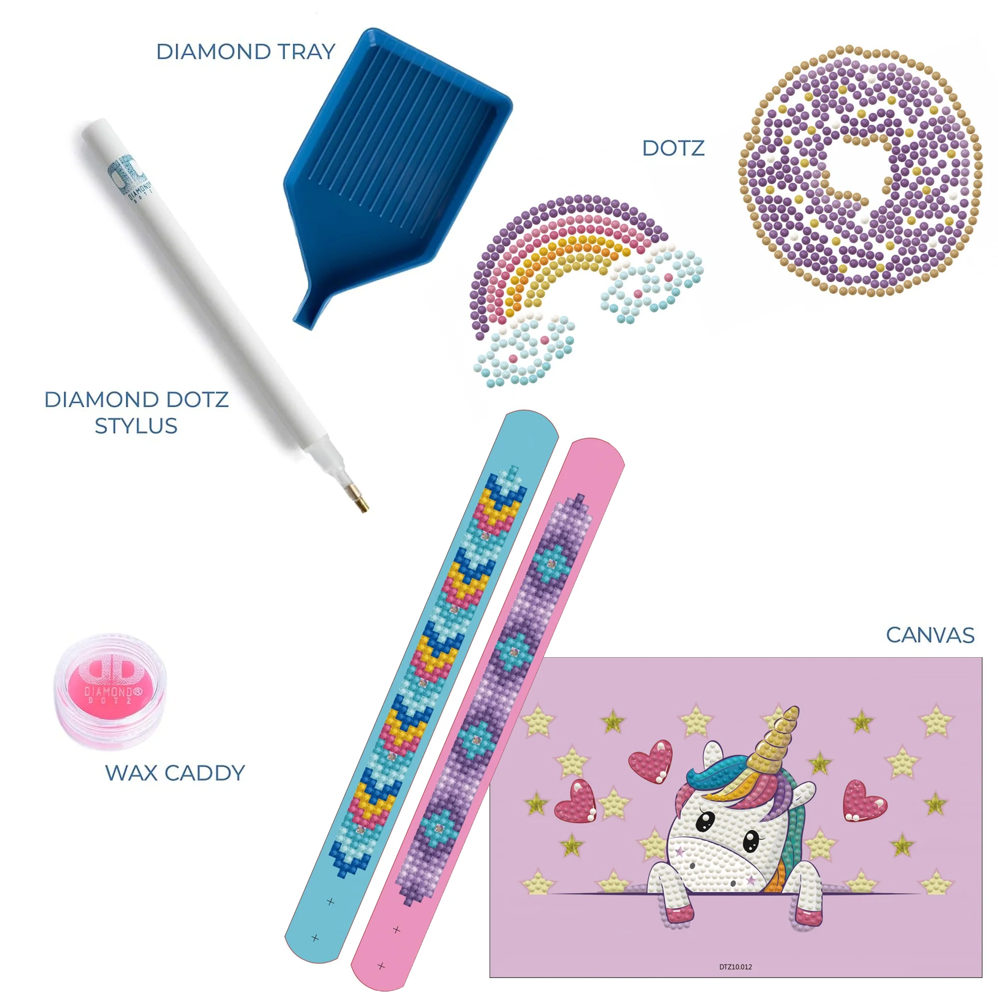 Diamond Dotz DOTZIES Activity Set Baby Unicorn Diamond Painting - Image 5
