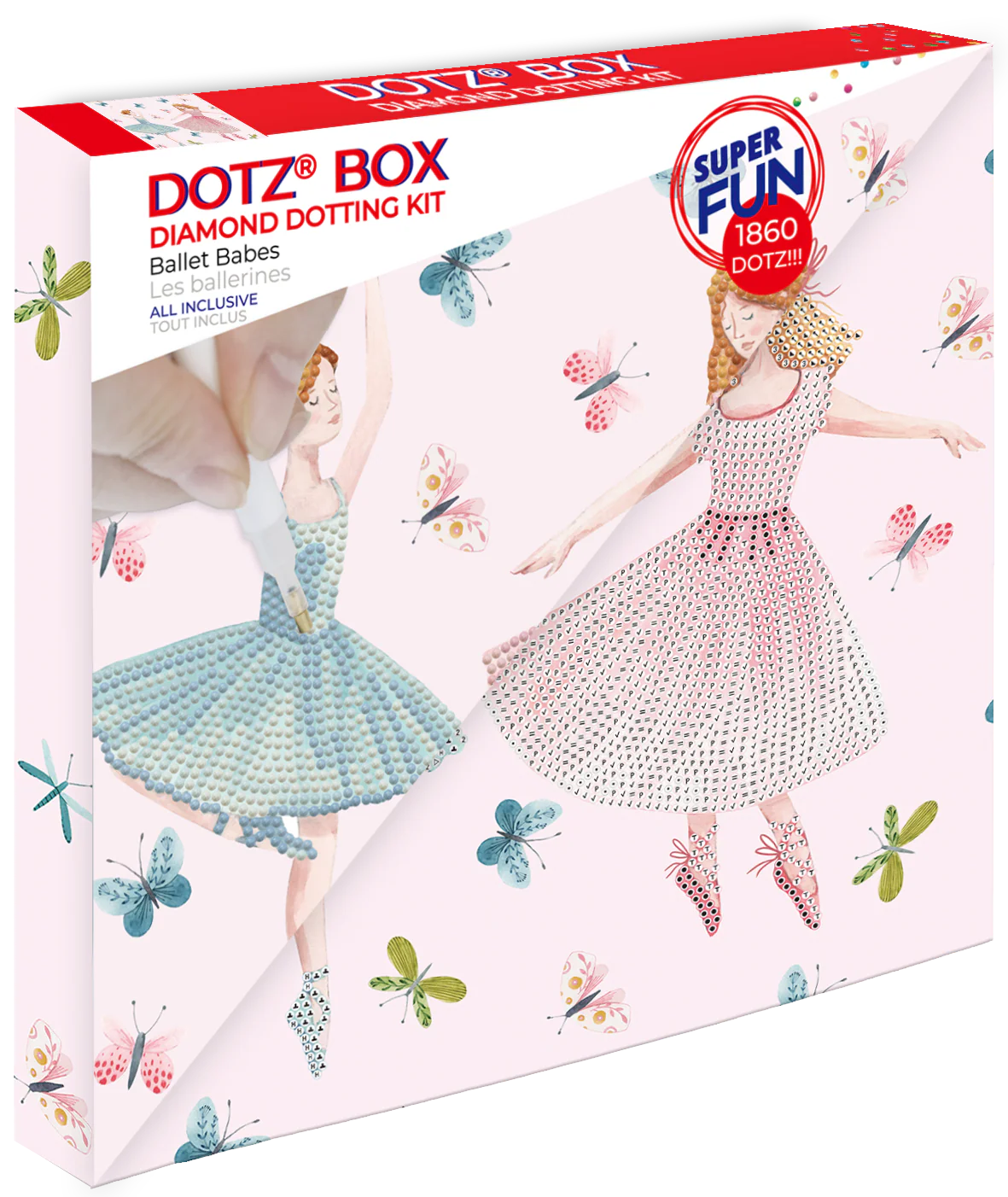 Diamond Dotz Decorative Box Ballet Babes - 11.0" x 11.0" - Image 5