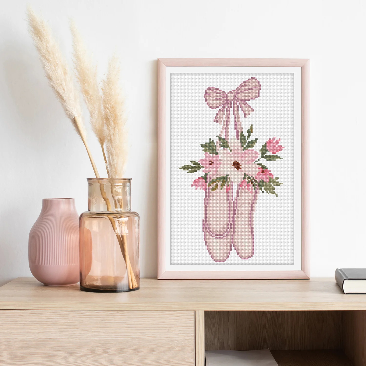 Diamond Dotz Ballet Slippers - 14.6" x 9.5" - Image 2