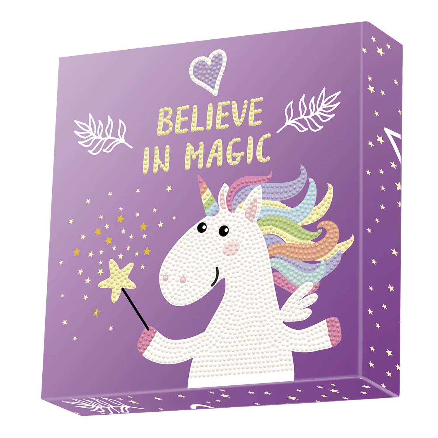 Diamond Dotz Decorative Box Believe in Magic - 8.7" x 8.7"