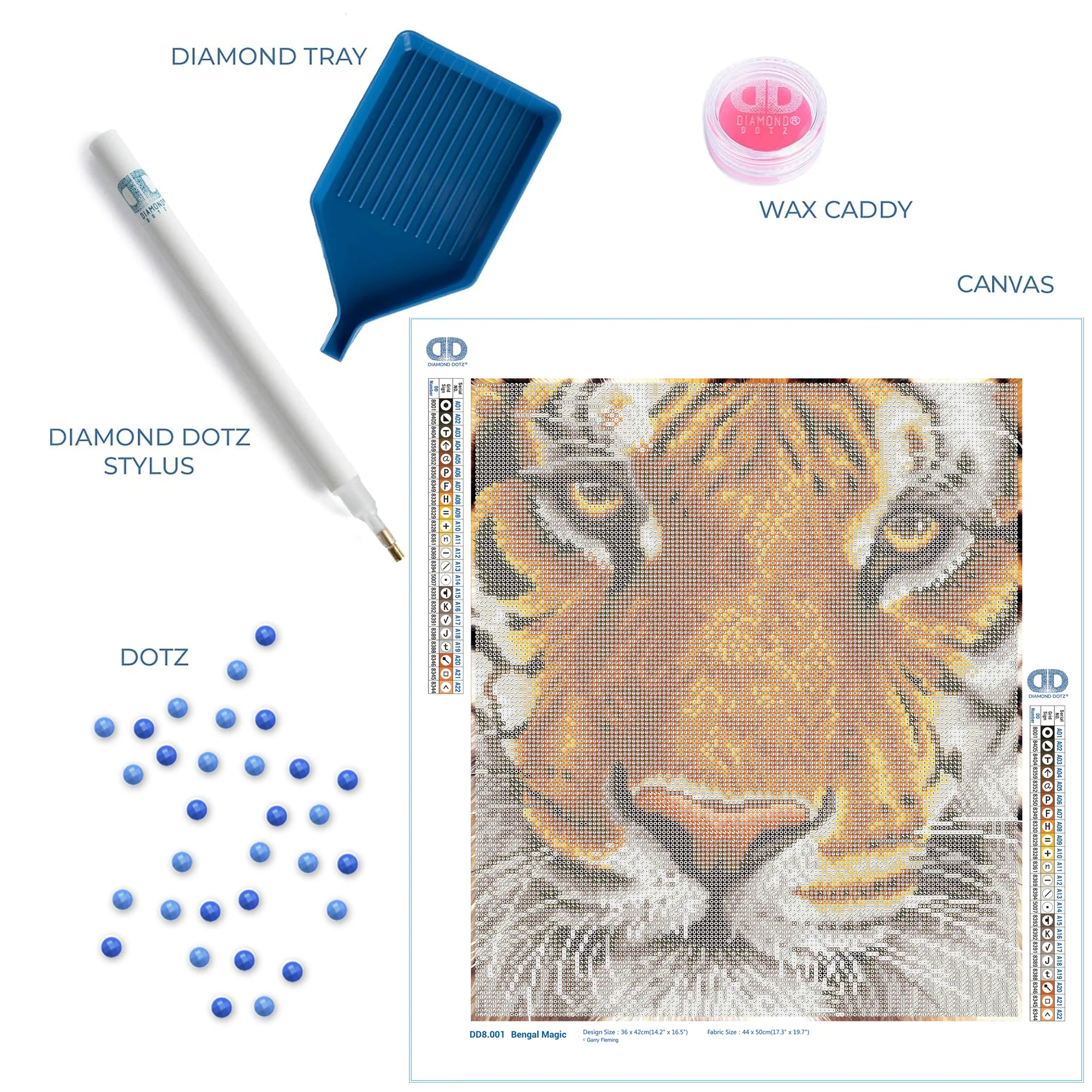 Diamond Dotz Bengal Magic - 14.2" x 16.5" - Image 4