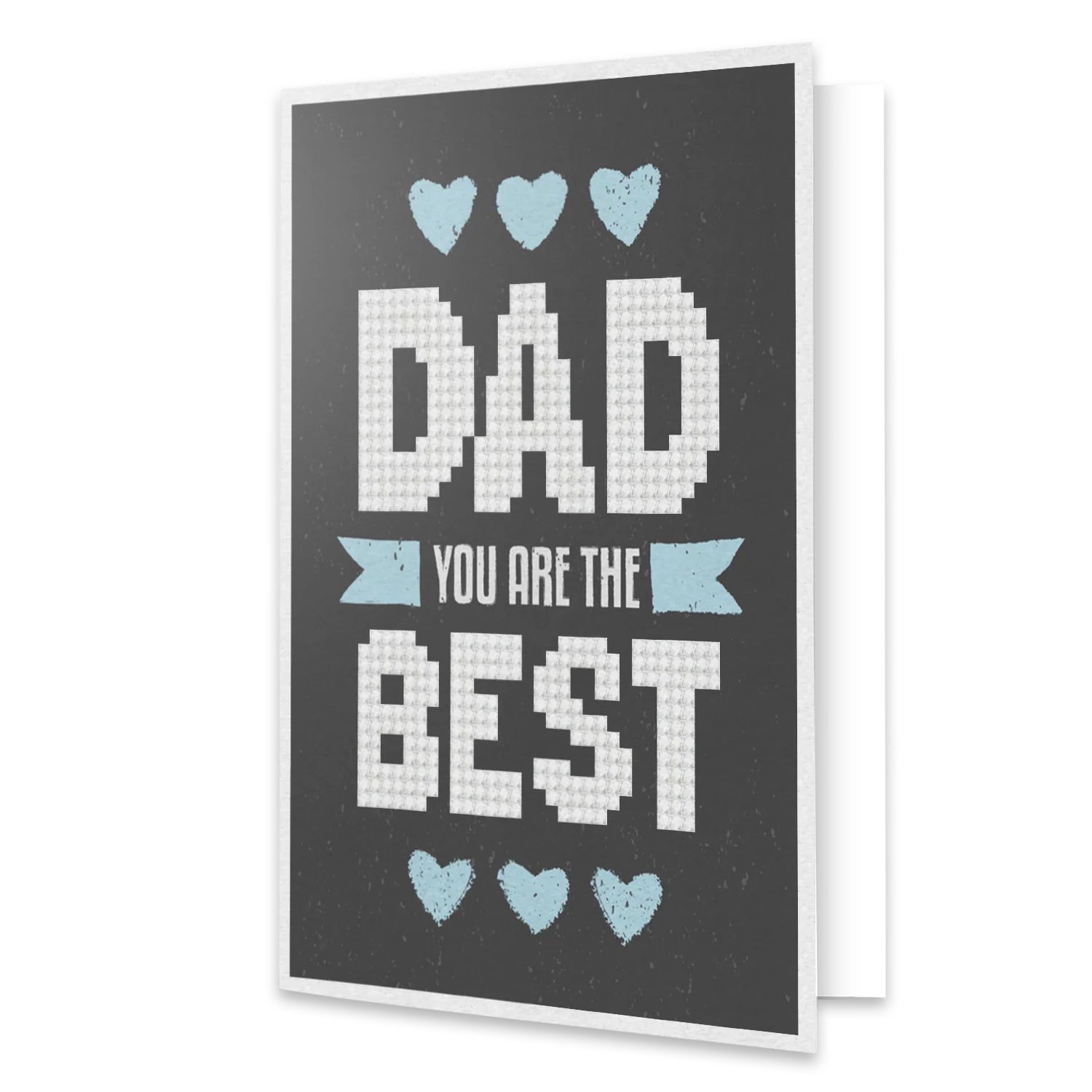 Diamond Dotz Best Dad Greeting Card - 5.0" x 7.0" - Image 3