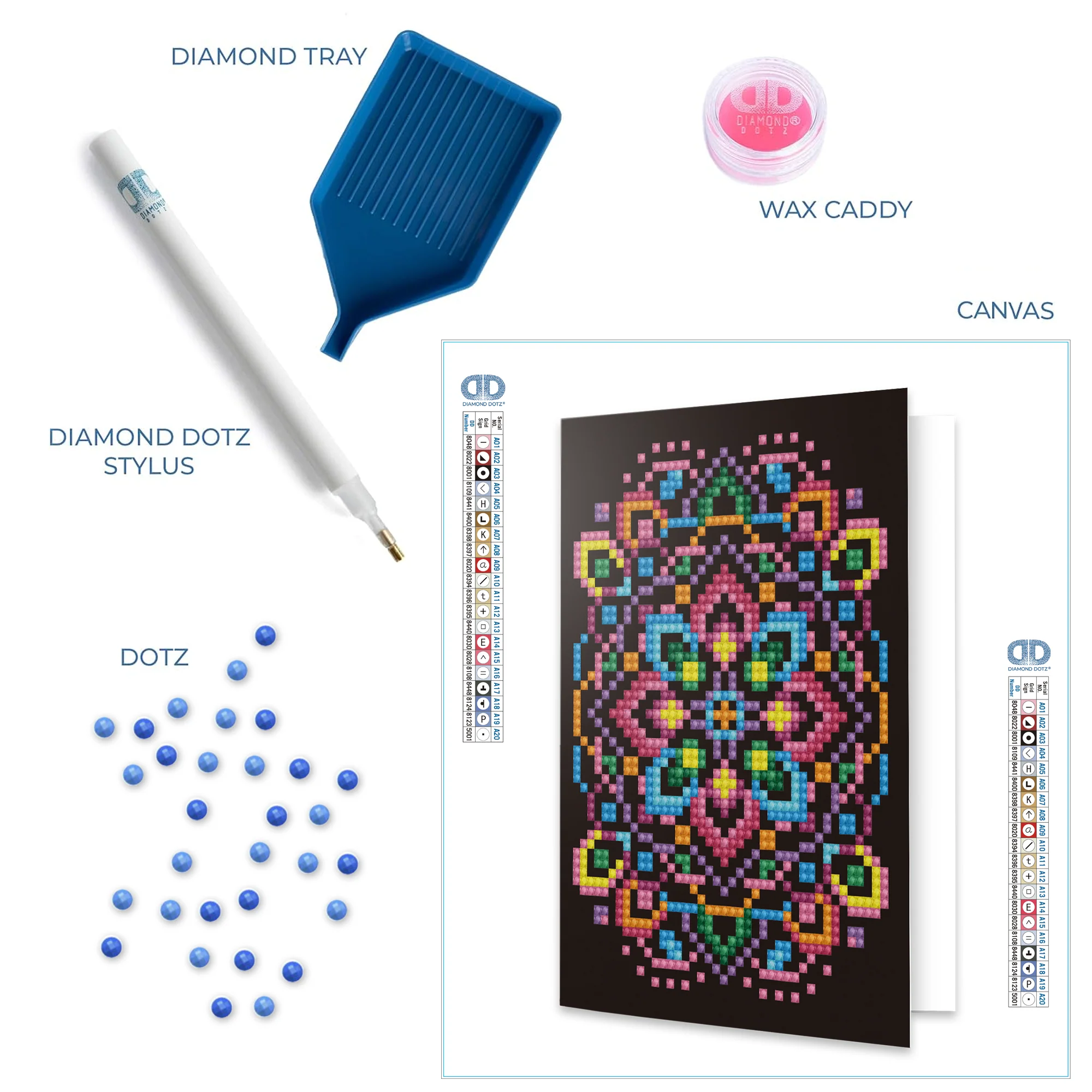 Diamond Dotz Black Star Greeting Card - 5.0" x 7.0" - Image 6