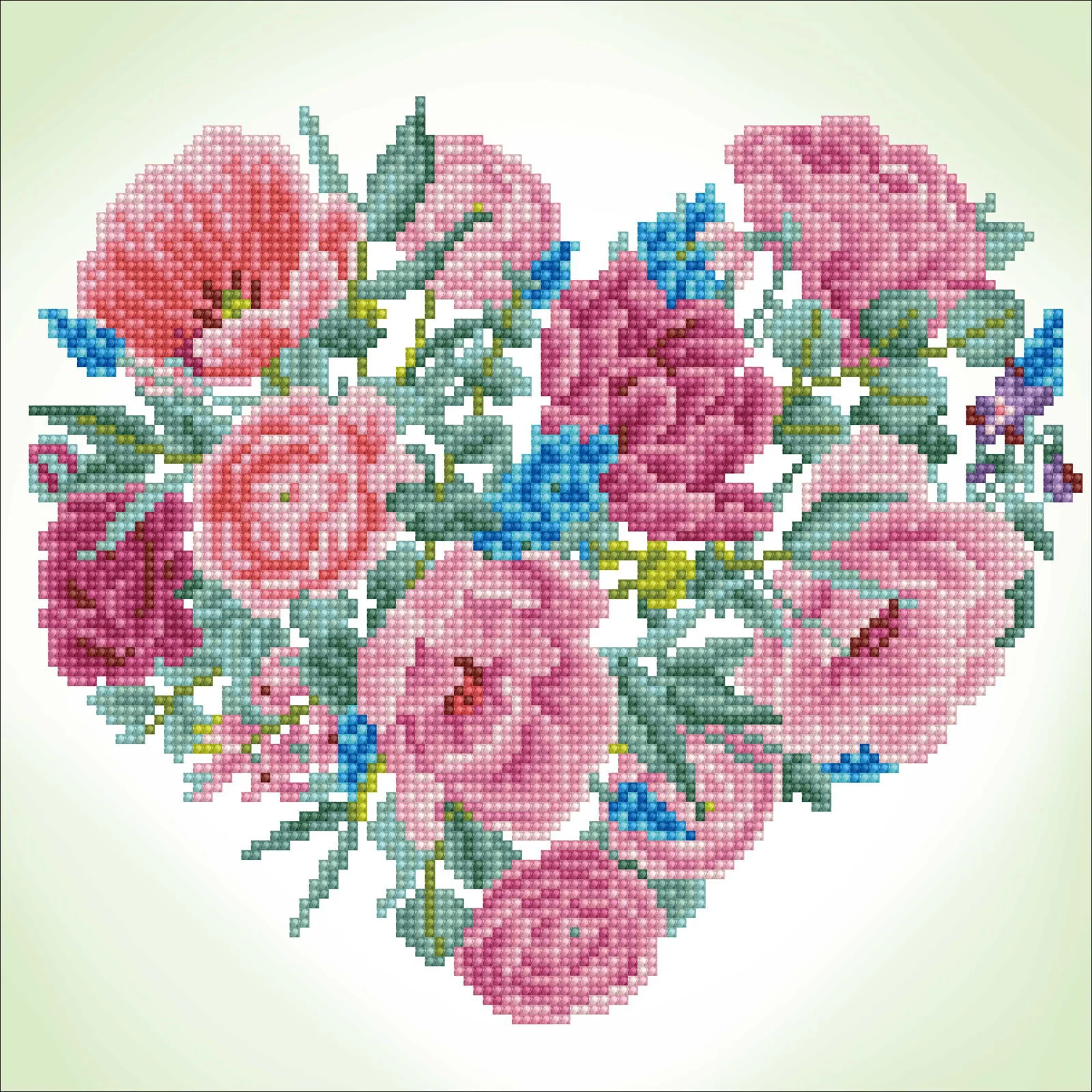 Diamond Dotz Blossoming Heart - 12.6" x 12.6" - Image 6