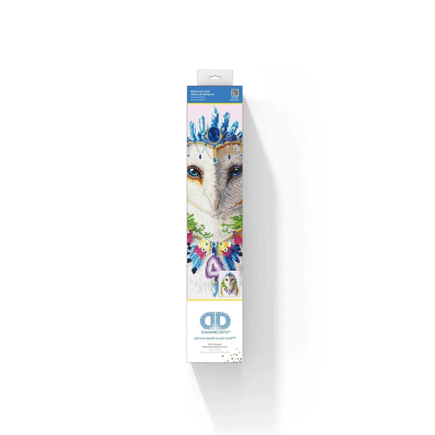 Diamond Dotz Bohemian Owl - 16.1" x 20.1" - Image 3
