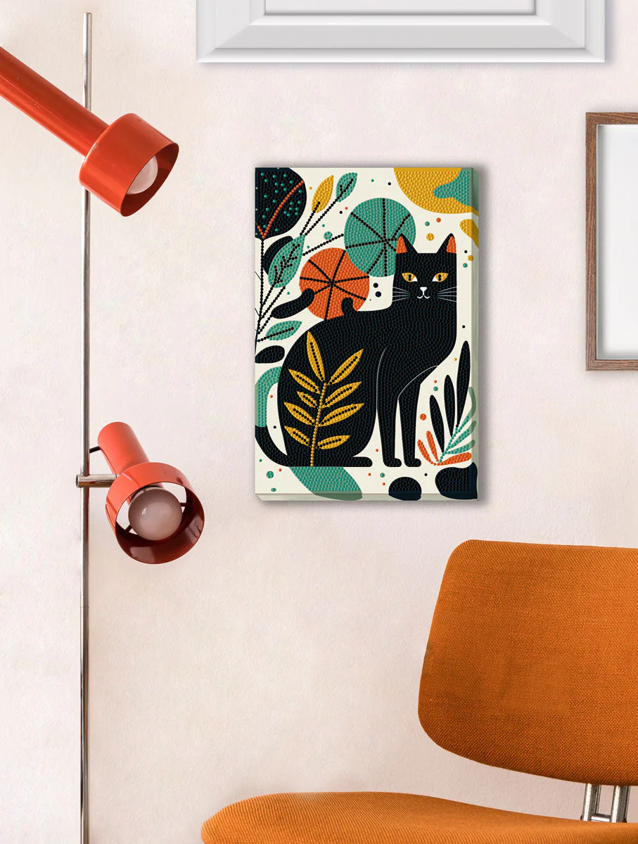 Diamond Dotz Decor Decorative Box Boho Cat - 7.9" x 11.8" - Image 3