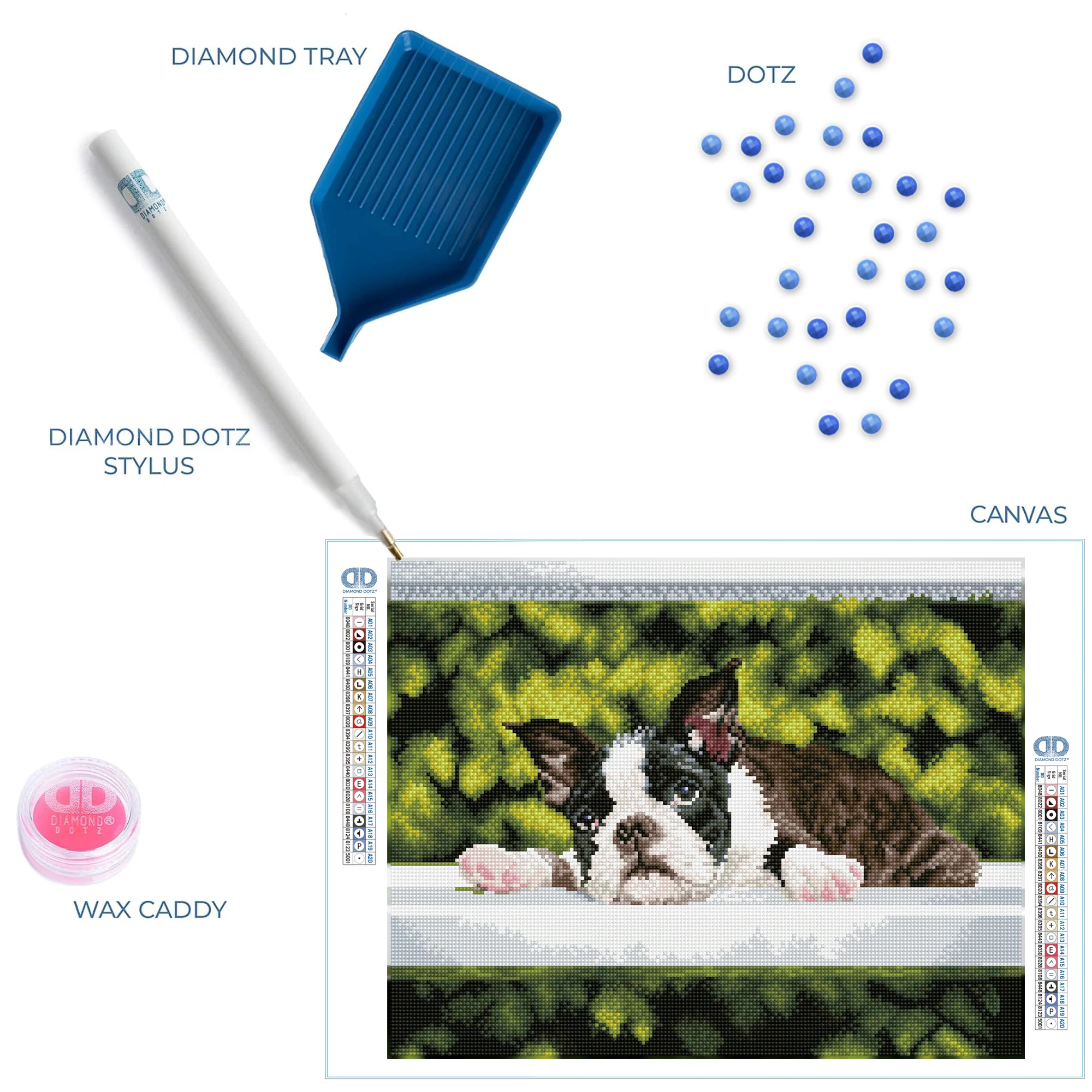 Diamond Dotz Boston Blues - 18.5" x 14.6" - Image 4
