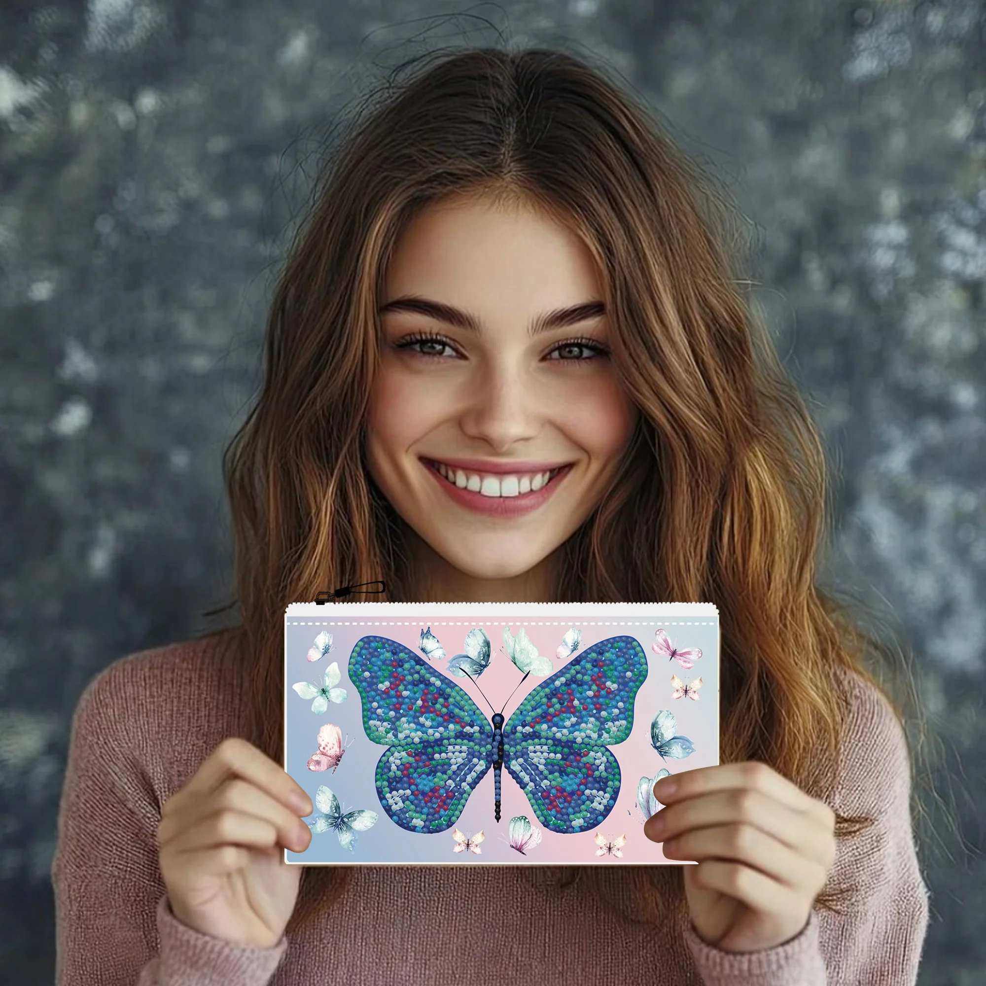 Diamond Dotz DOTZIES BUTTERFLY DAYS Diamond Painting - 7.5" x 4.3" - Image 3