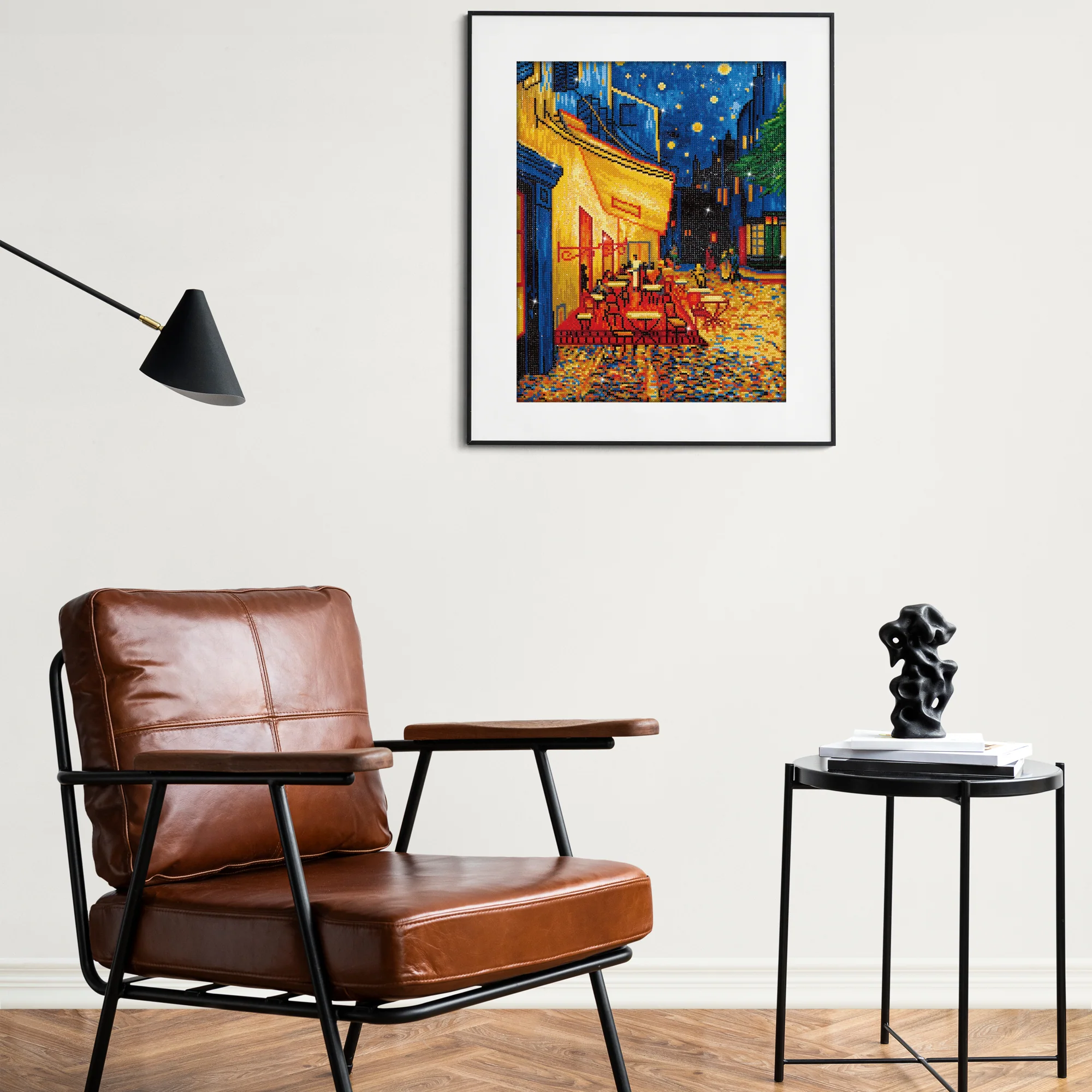Diamond Dotz Cafe At Night (Van Gogh) - 16.5" x 20.5" - Image 3