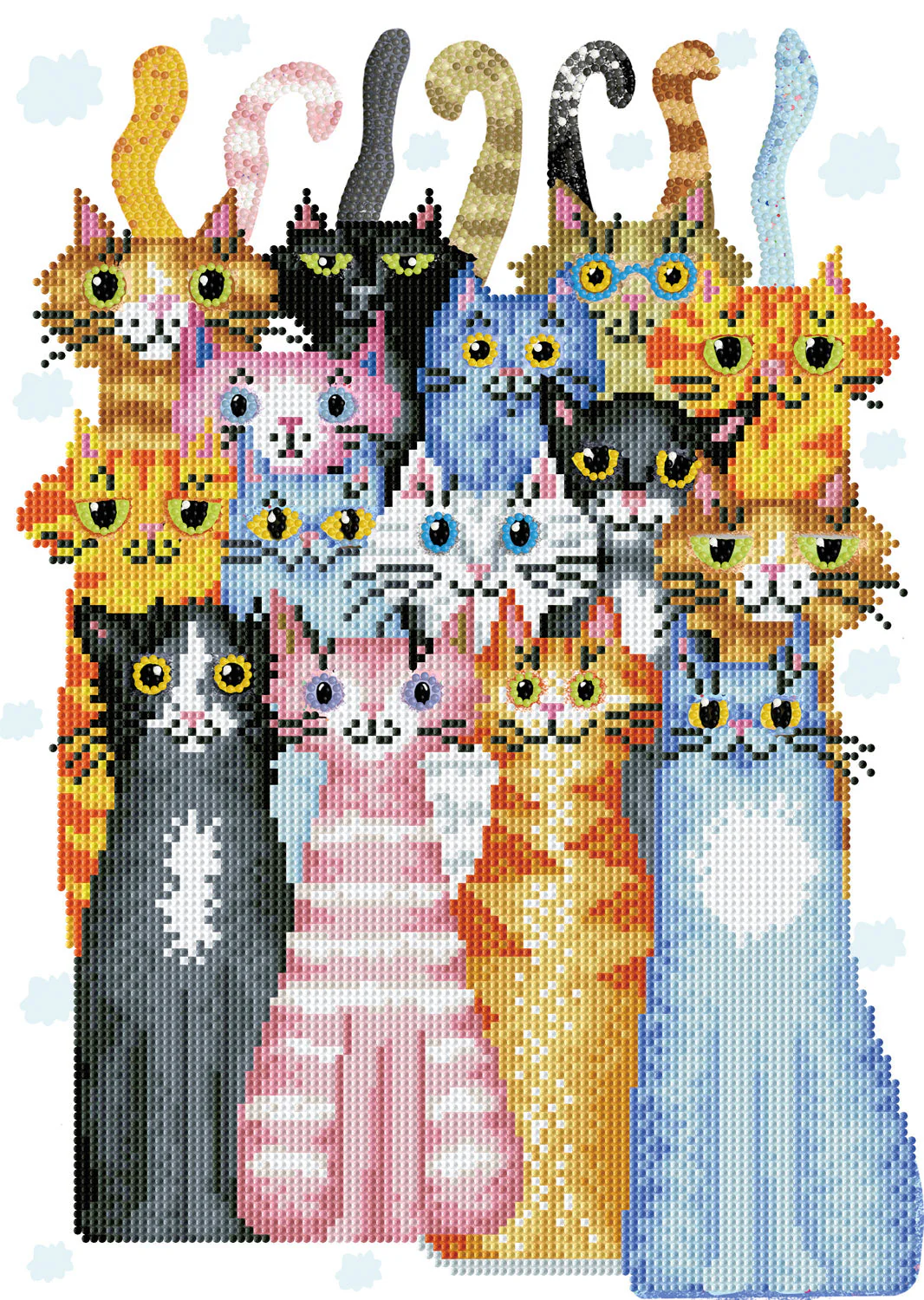 Diamond Dotz Cats Meow - 12.6" x 17.7" - Image 2