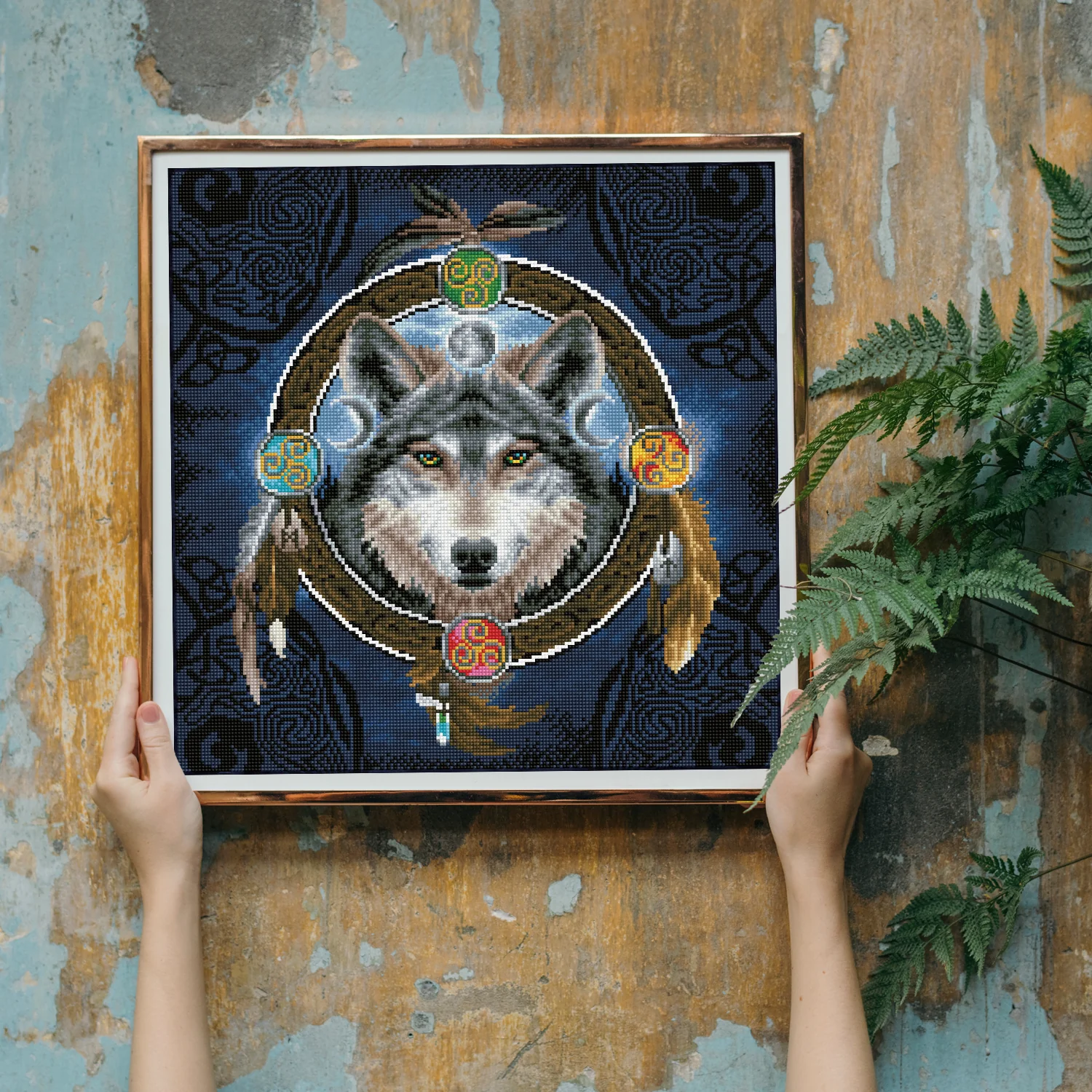 Diamond Dotz Celtic Wolf Guide - 20.3" x 20.3" - Image 2
