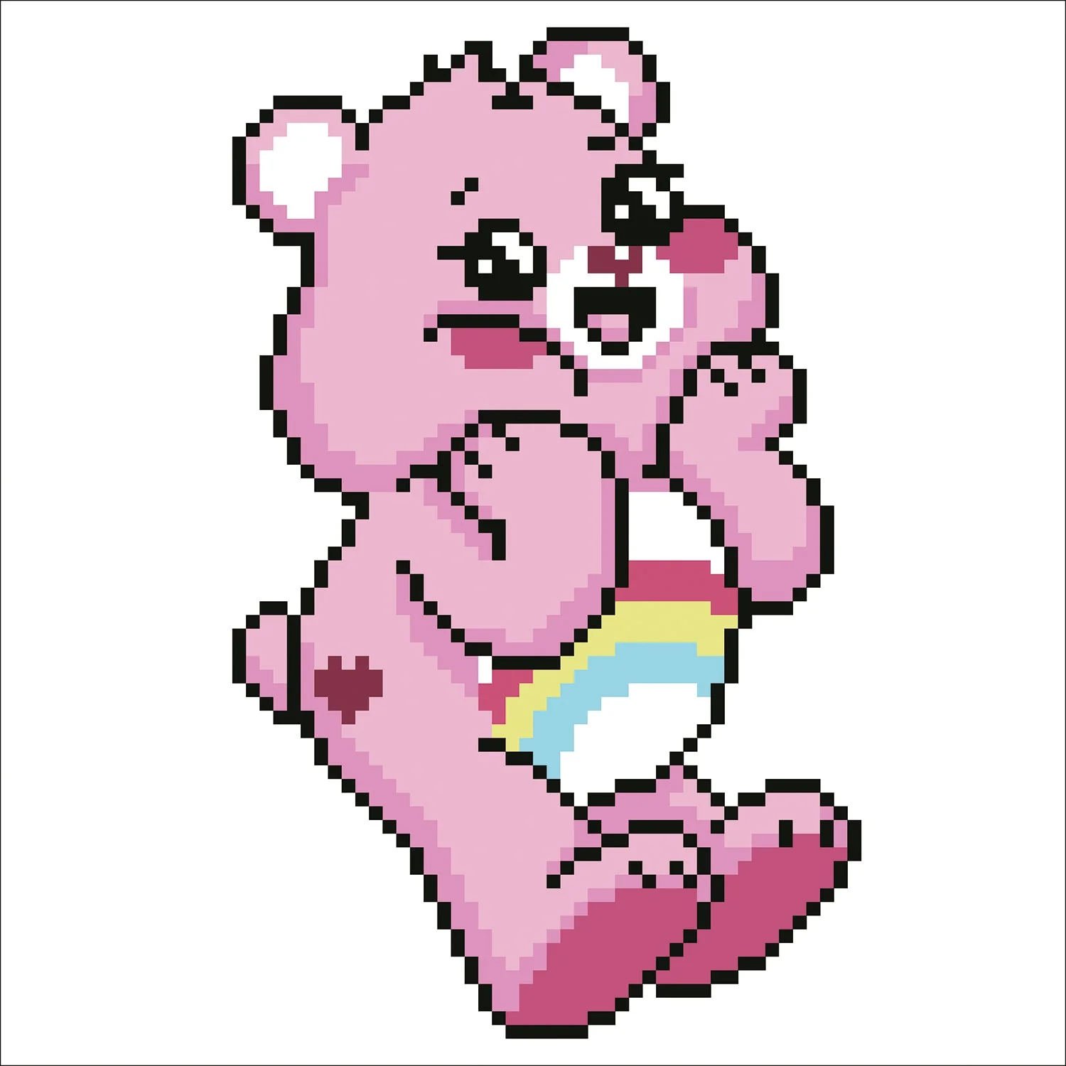Diamond Dotz Cheer Bear - 8.7" x 8.7" - Image 2