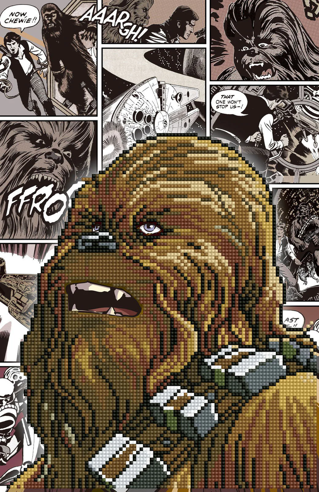 Diamond Dotz Chewbacca - 10.4" x 15.9"