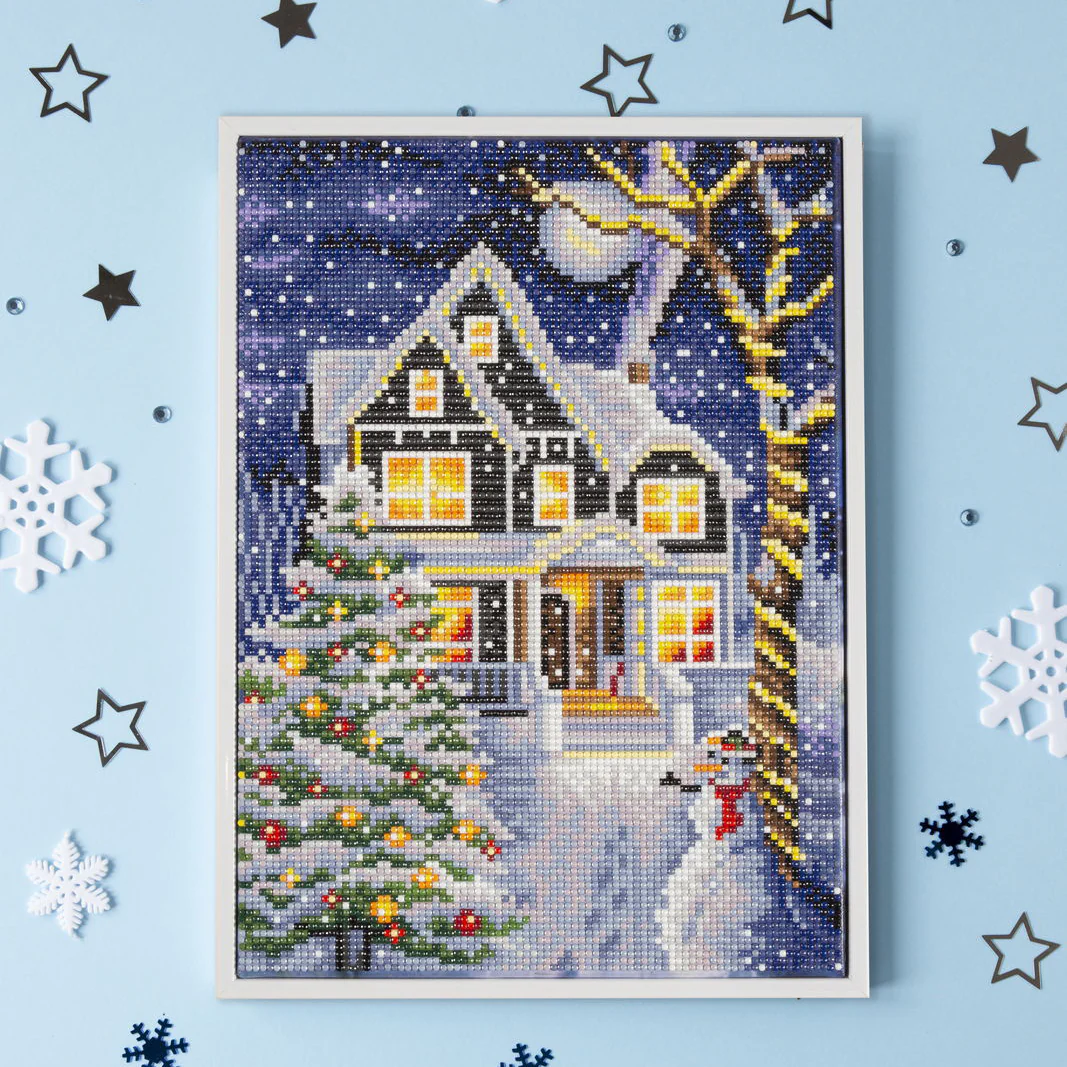 Diamond Dotz Christmas Night - 13.8" x 9.8" - Image 4