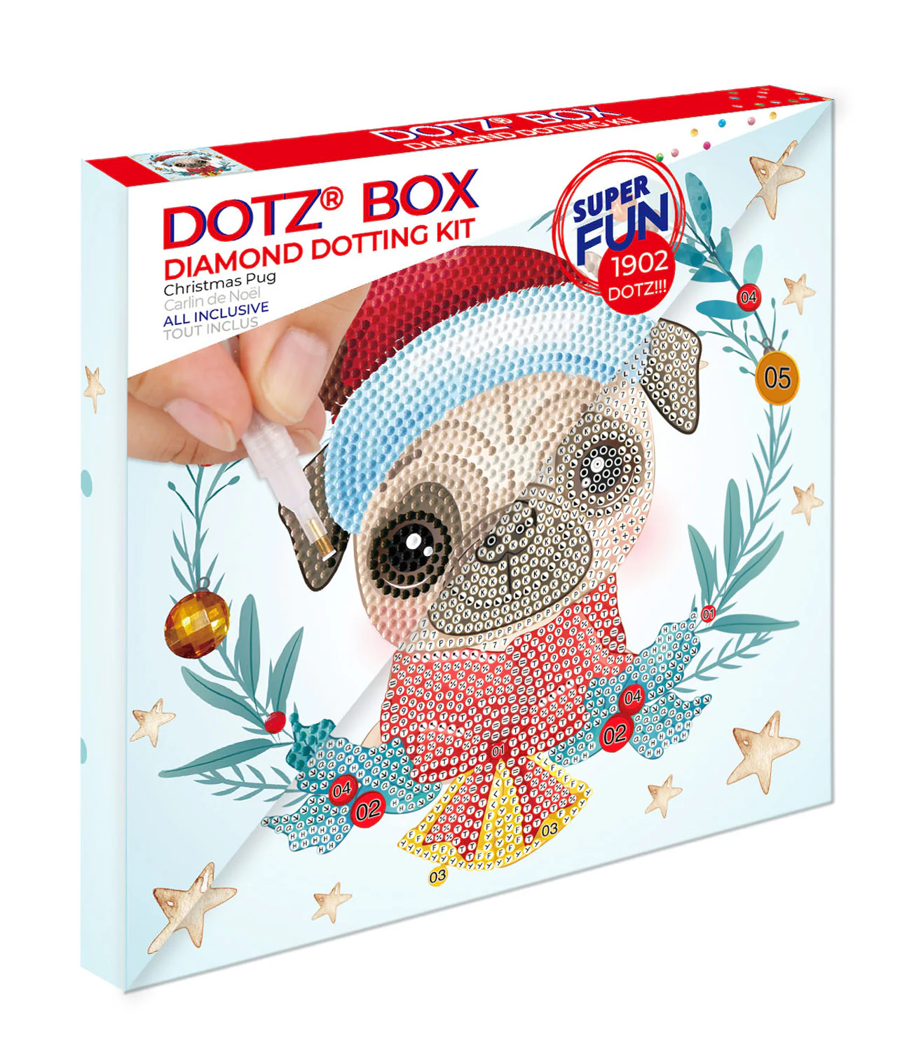 Dotz Box Christmas Pug - Image 4