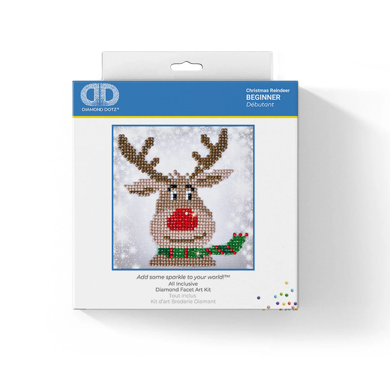 Diamond Dotz Christmas Reindeer - 5.3" x 5.3" - Image 3