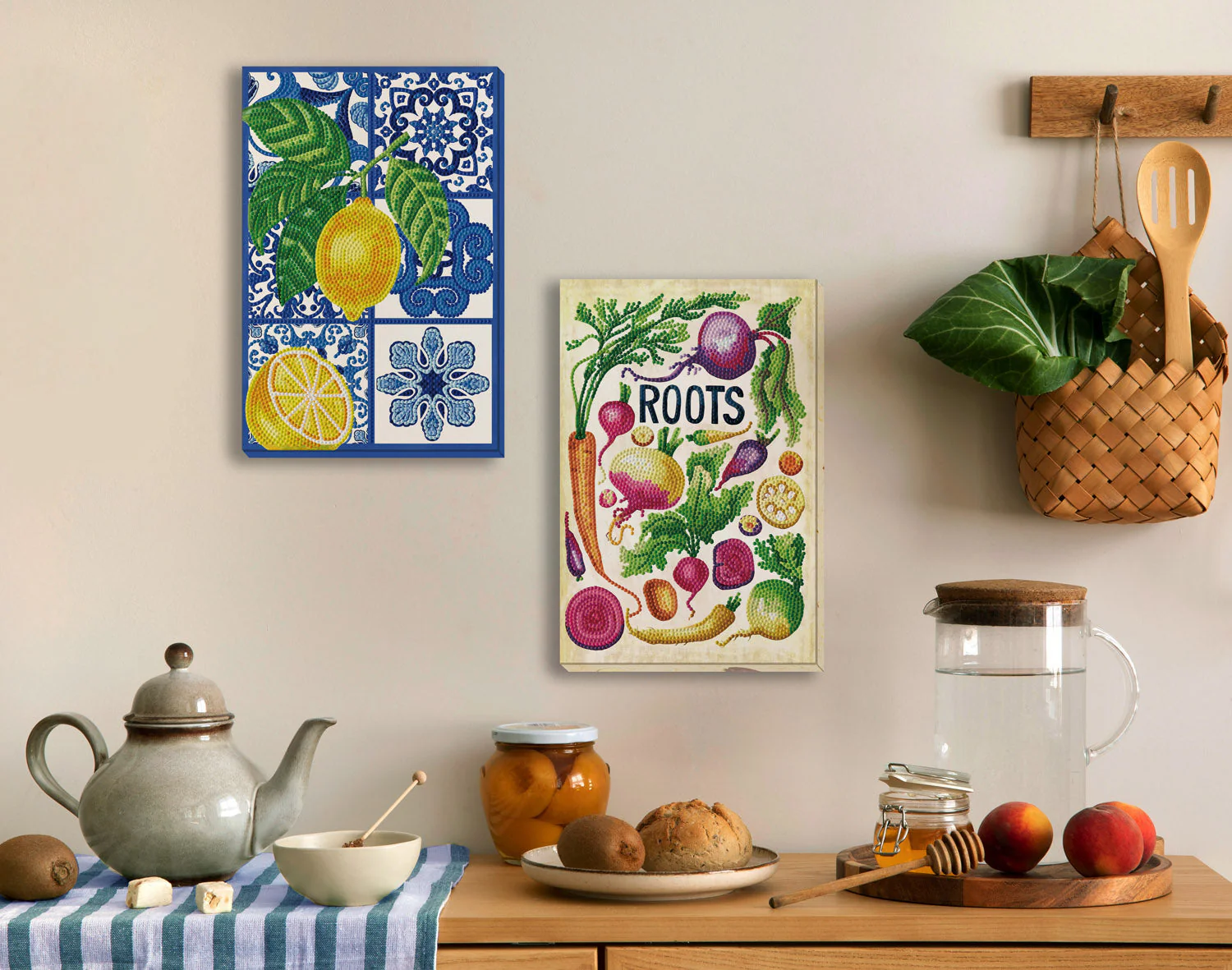 Diamond Dotz Decor Decorative Box Citrus tiles Diamond Painting - 7.9" x 11.8" - Image 2