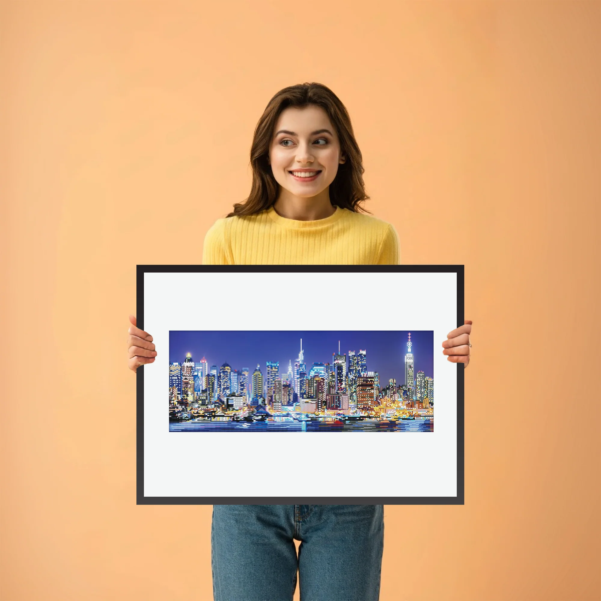 Diamond Dotz City Lights - 29.5" x 11.4" - Image 4