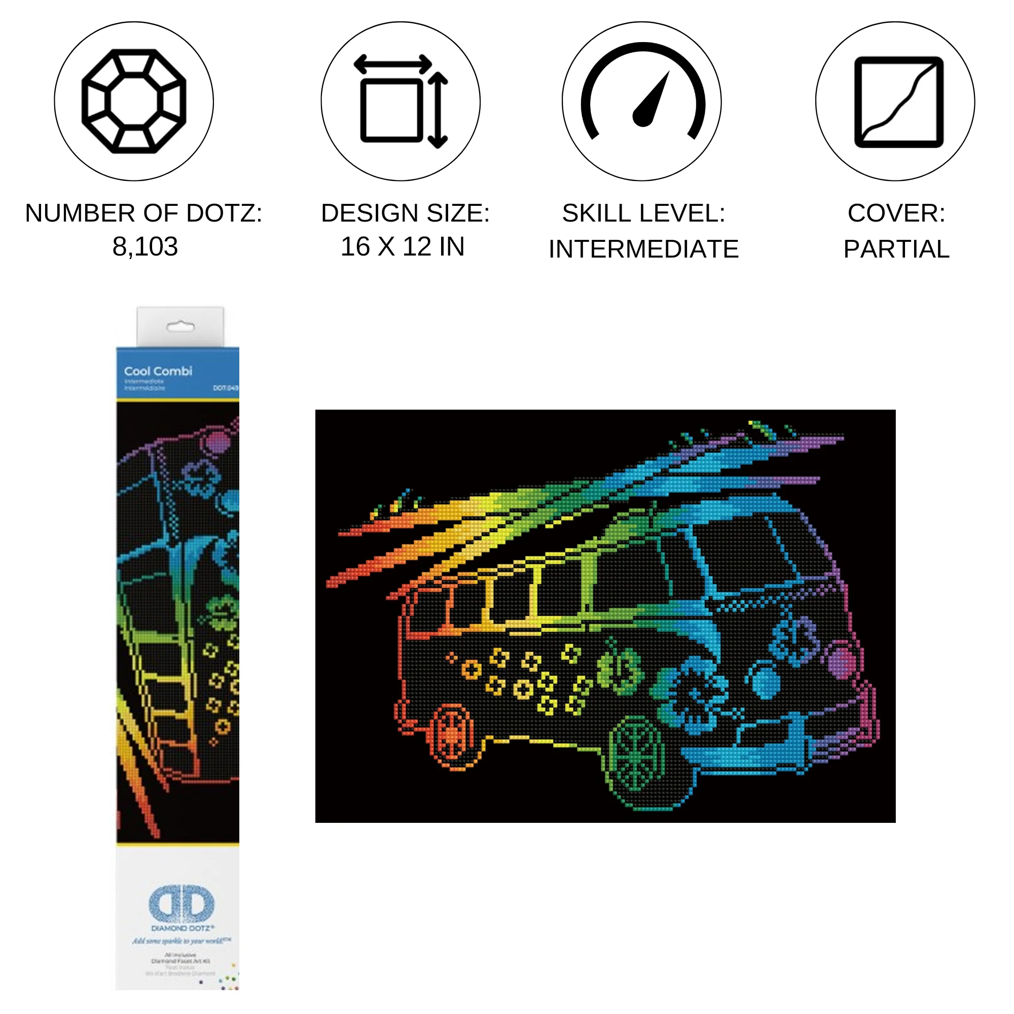 Diamond Dotz Cool Combi - 16.1" x 12.2" - Image 3
