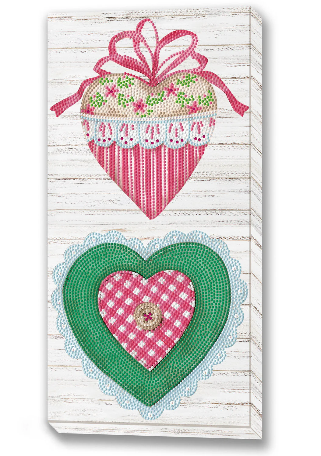 Diamond Dotz Decor Decorative Box Country Hearts Diamond Painting - 7.9" x 15.8" - Image 3