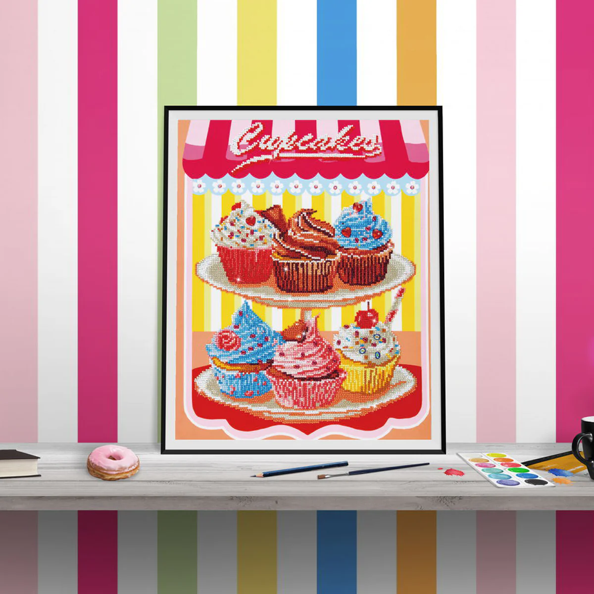 Diamond Dotz Cup Cakes - 16.0" x 20.0" - Image 2