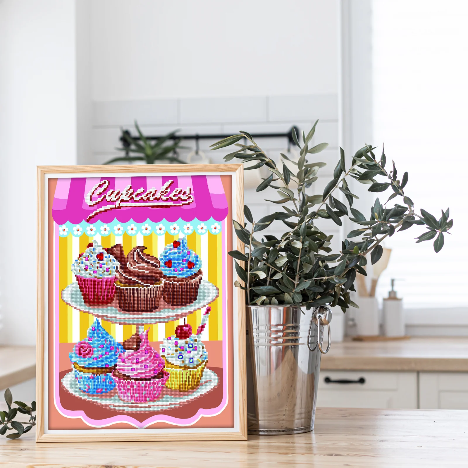 Diamond Dotz Cup Cakes - 16.0" x 20.0" - Image 3