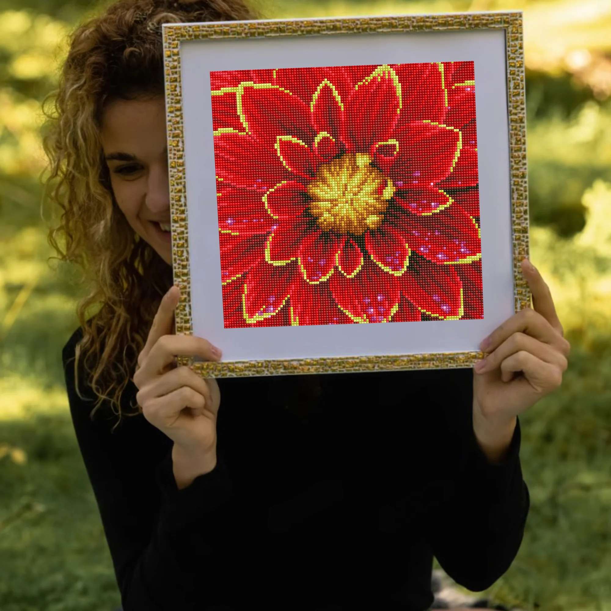 Diamond Dotz Dahlia - 12.0" x 12.0" - Image 4