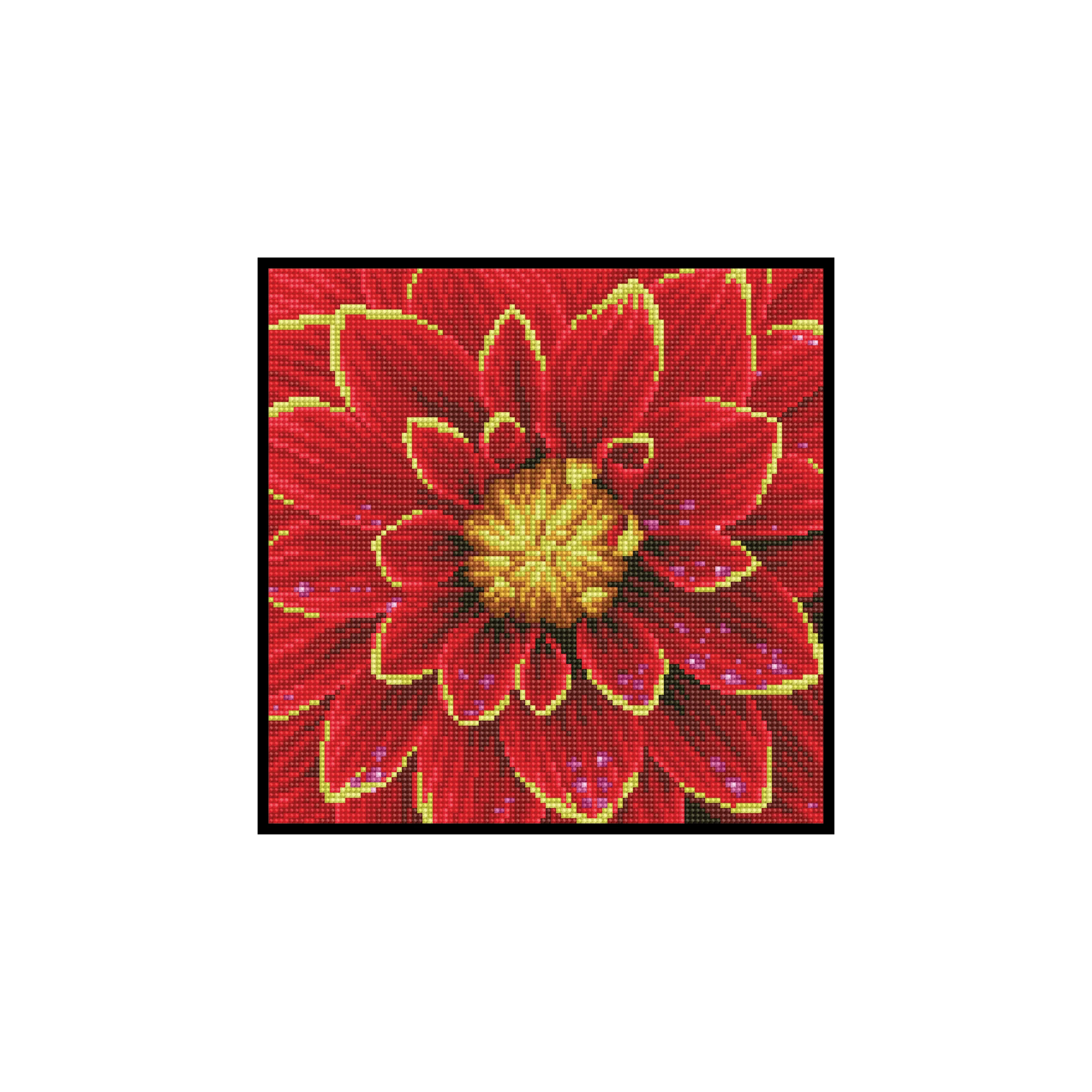 Dahlia Pre-Framed Kit - 12" x 12" - Image 2