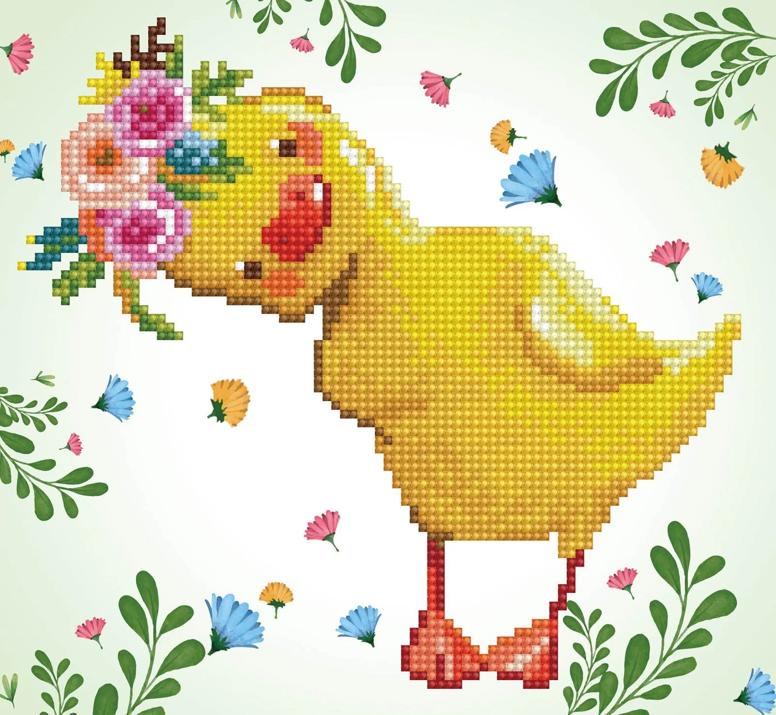 Diamond Dotz Daisy - 9.1" x 9.8"