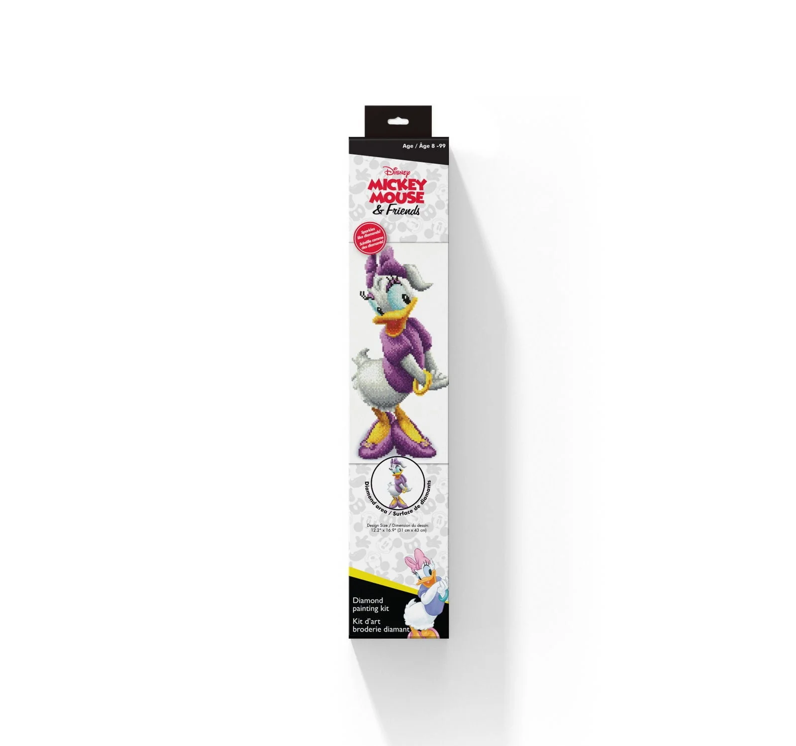 Diamond Dotz Daisy Duck - 12.2" x 16.9" - Image 2