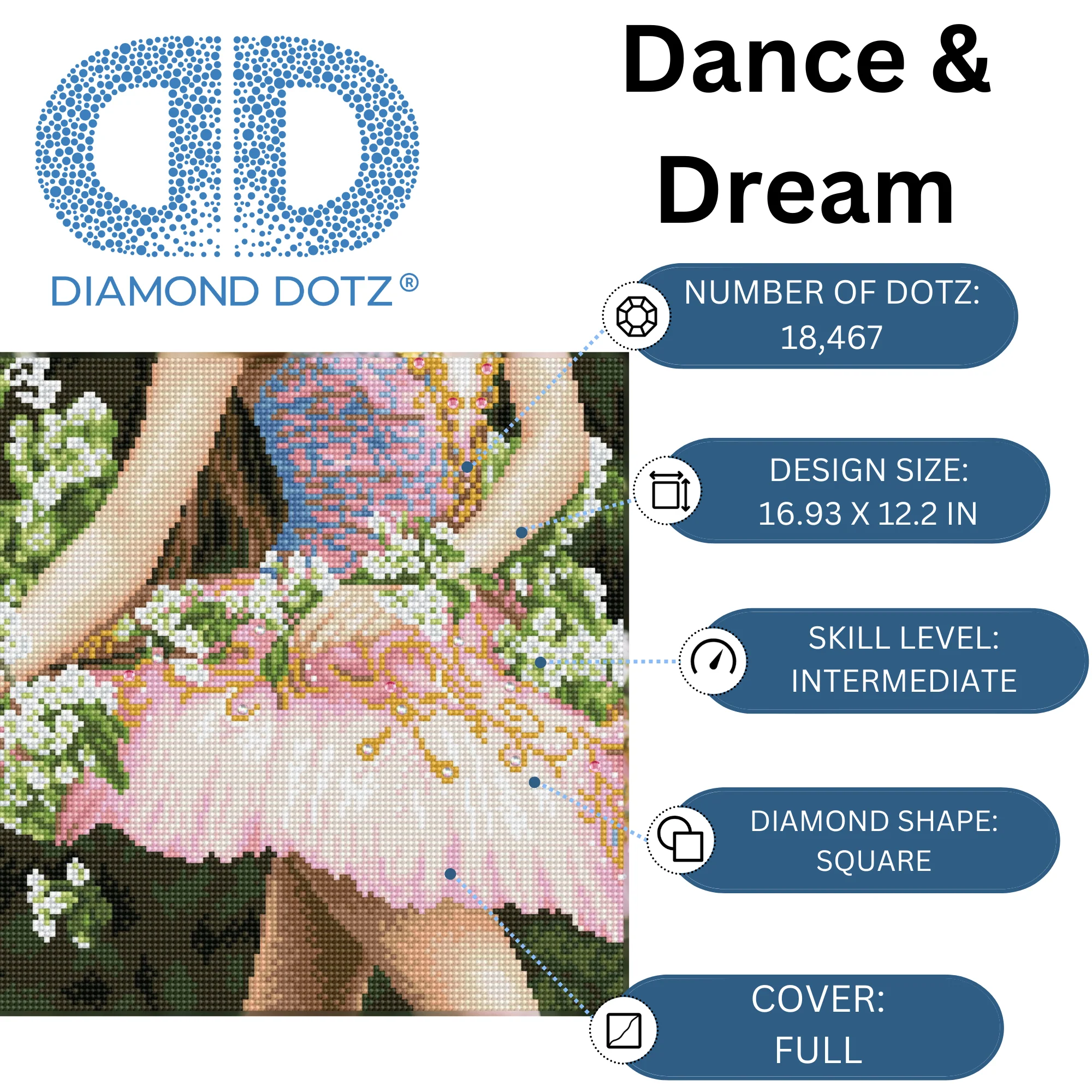 Diamond Dotz Dance & Dream - 16.9" x 12.2" - Image 3
