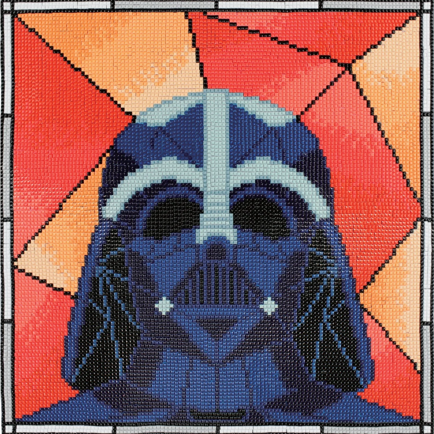 Diamond Dotz Darth Vader Stained Glass - 12.6" x 12.6"