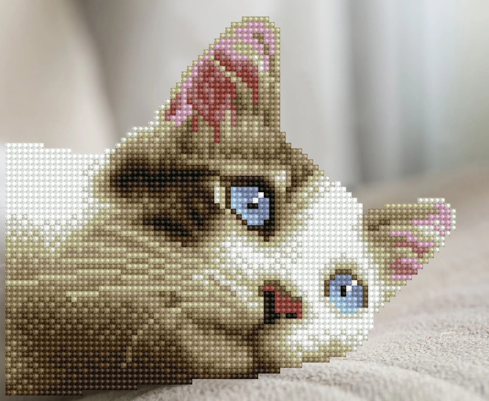 Diamond Dotz Daydream Kitty - 9.8" x 8.1"