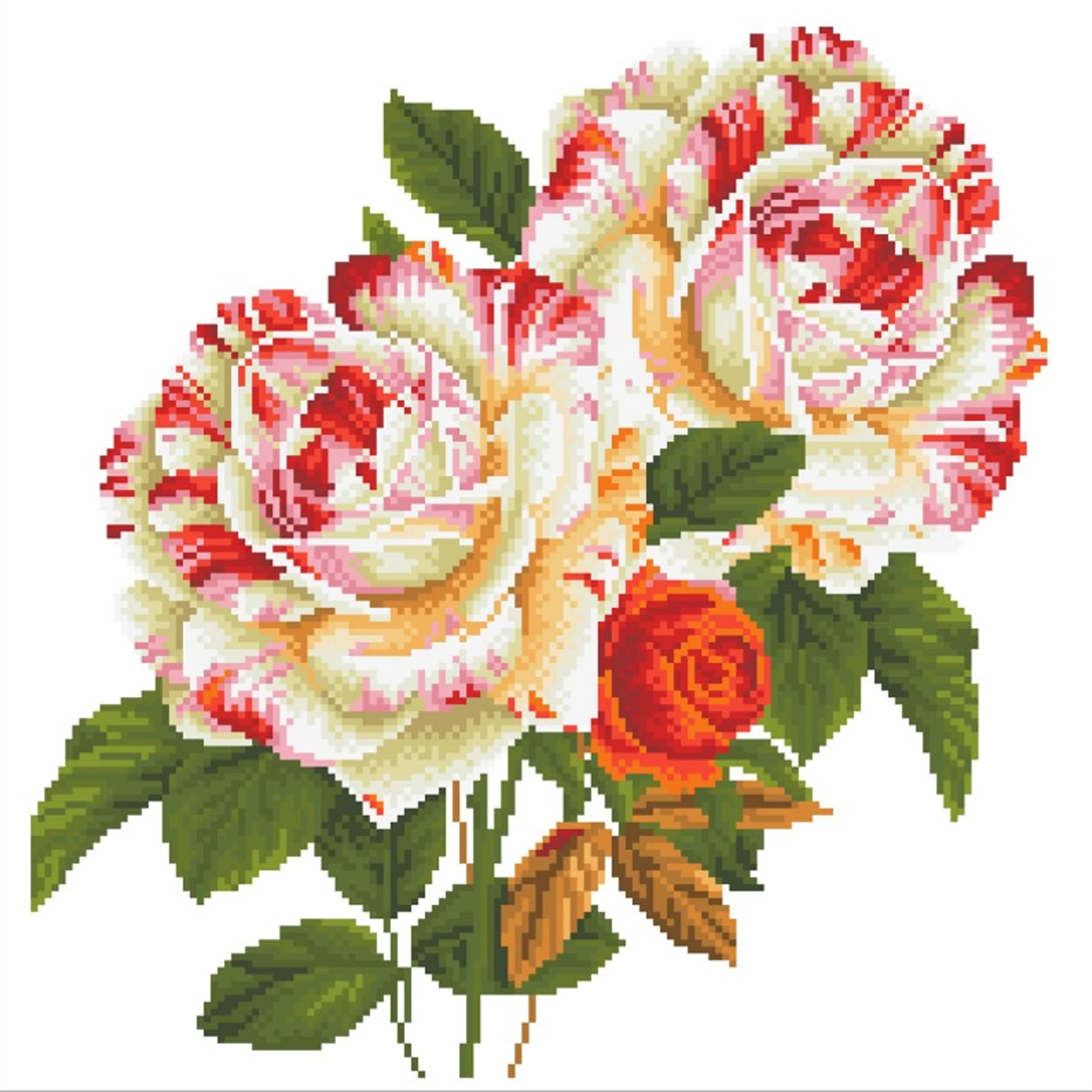 Diamond Dotz Camellia & Lilly Bouquet - 17.7" x 17.7" - Image 5