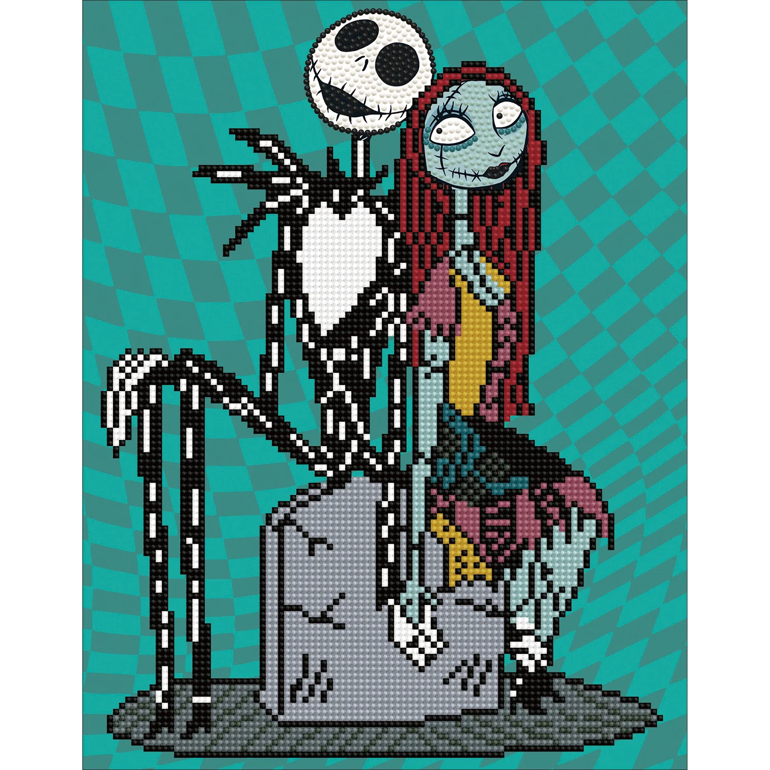Diamond Dotz Jack & Sally – 11" x 14 - Image 6