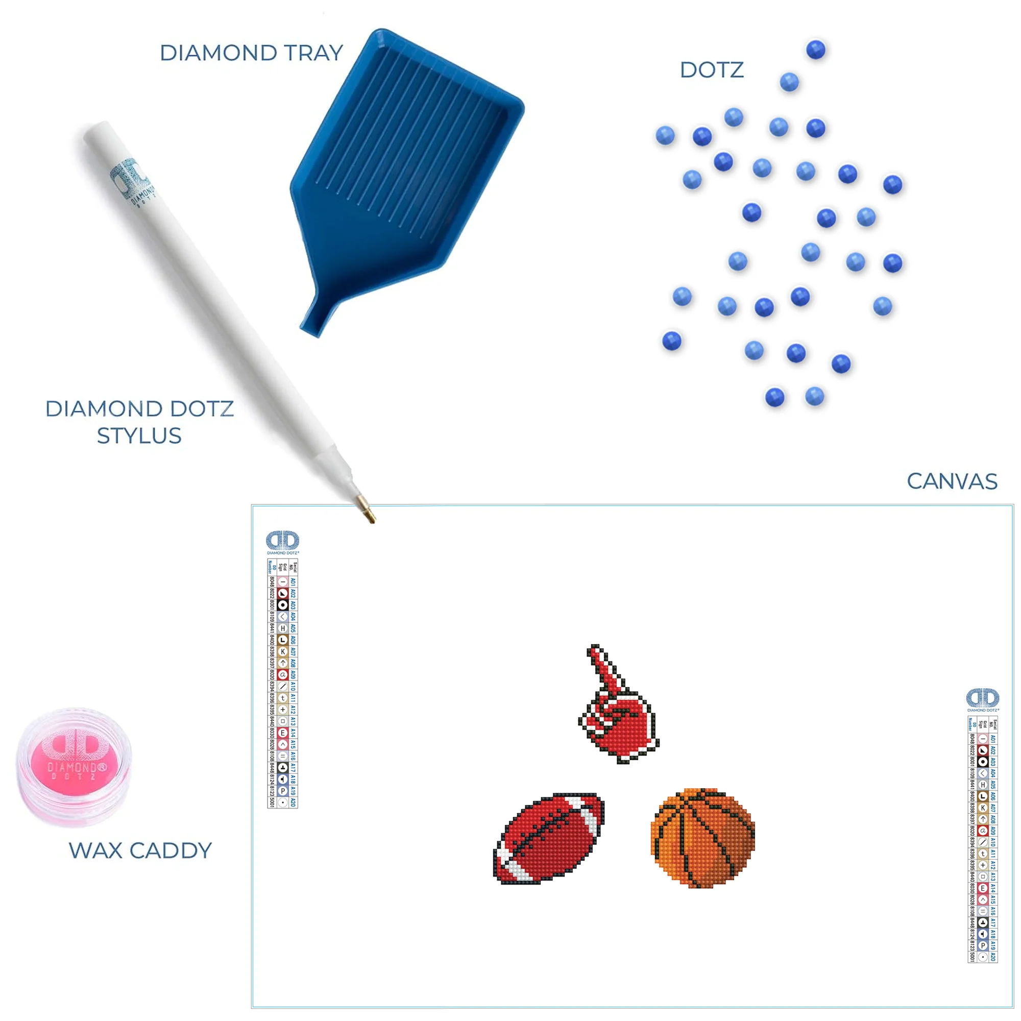 Diamond Dotz Fan - DOTZIES Stickers Kit - Image 6